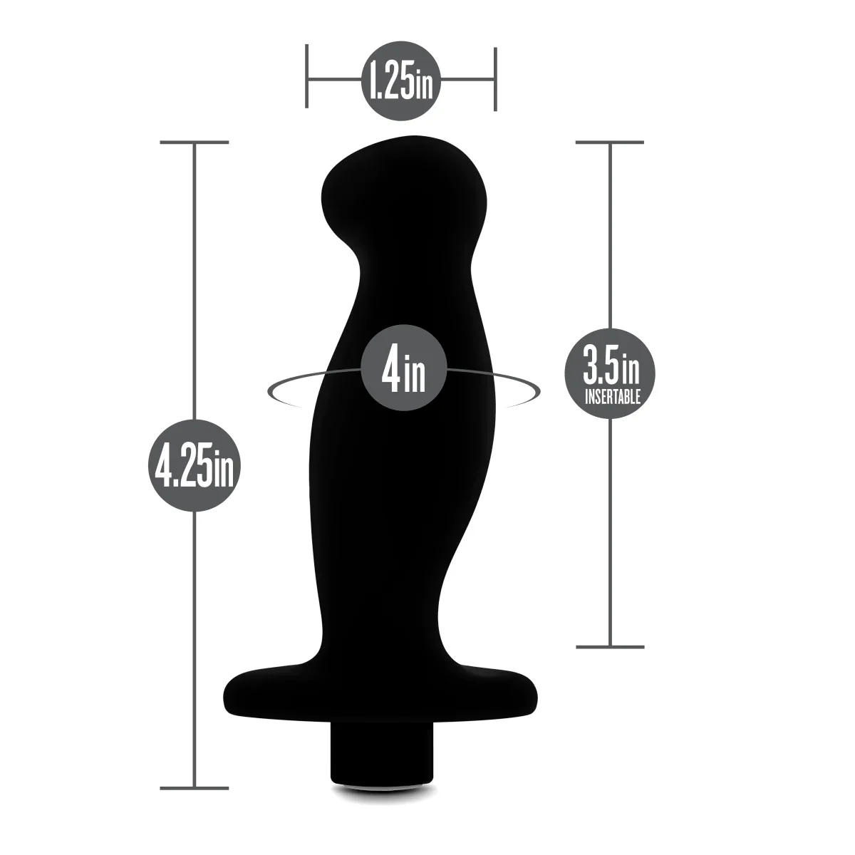Anal Adventures Platinum Vibrating Prostate Massager - Image 5