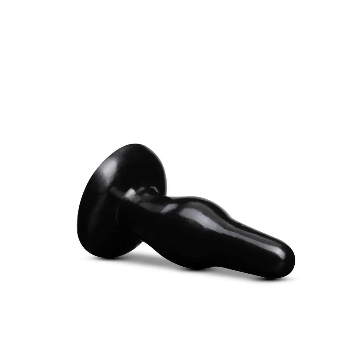 Anal Adventures Pleasure Black 4.25-Inch Anal Plug - Image 3