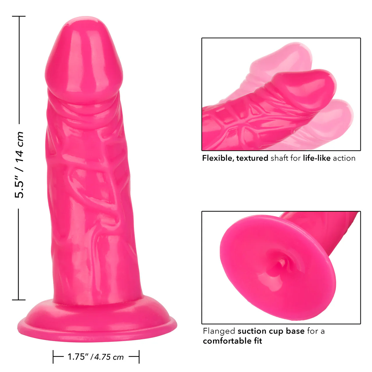 Anal Toys Back End Chubby Suction Cup Base Dildo - Image 5