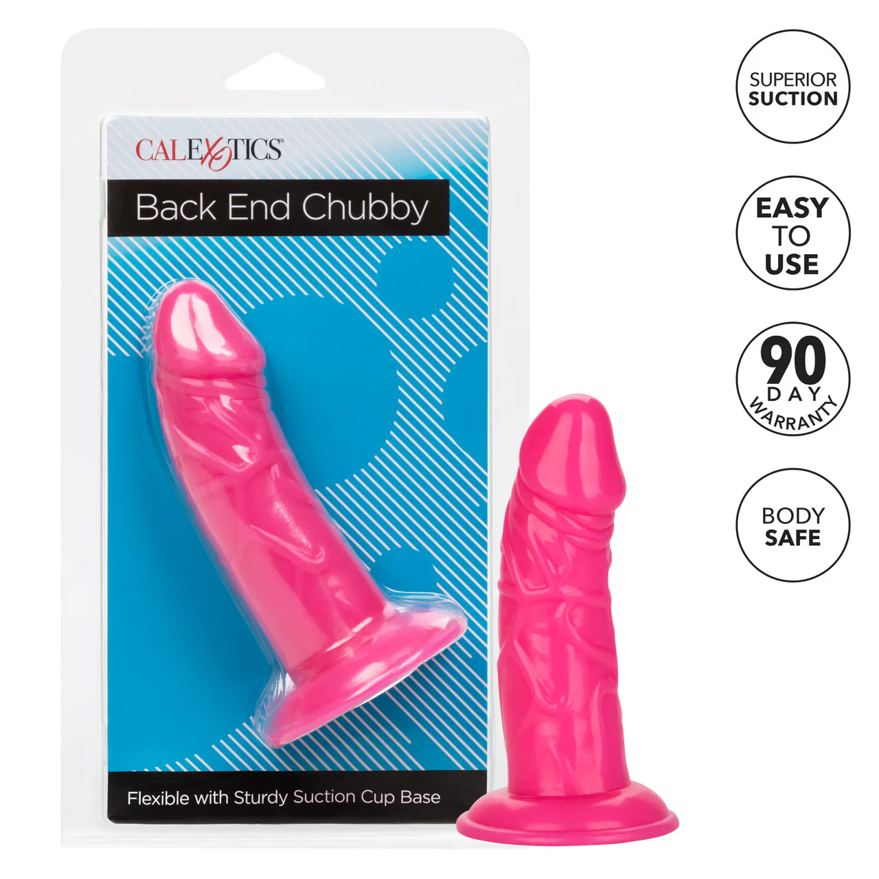 Anal Toys Back End Chubby Suction Cup Base Dildo - Image 6