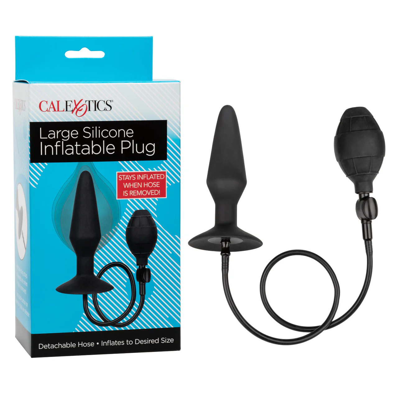 Anal Toys Large Silicone Inflatable Plug