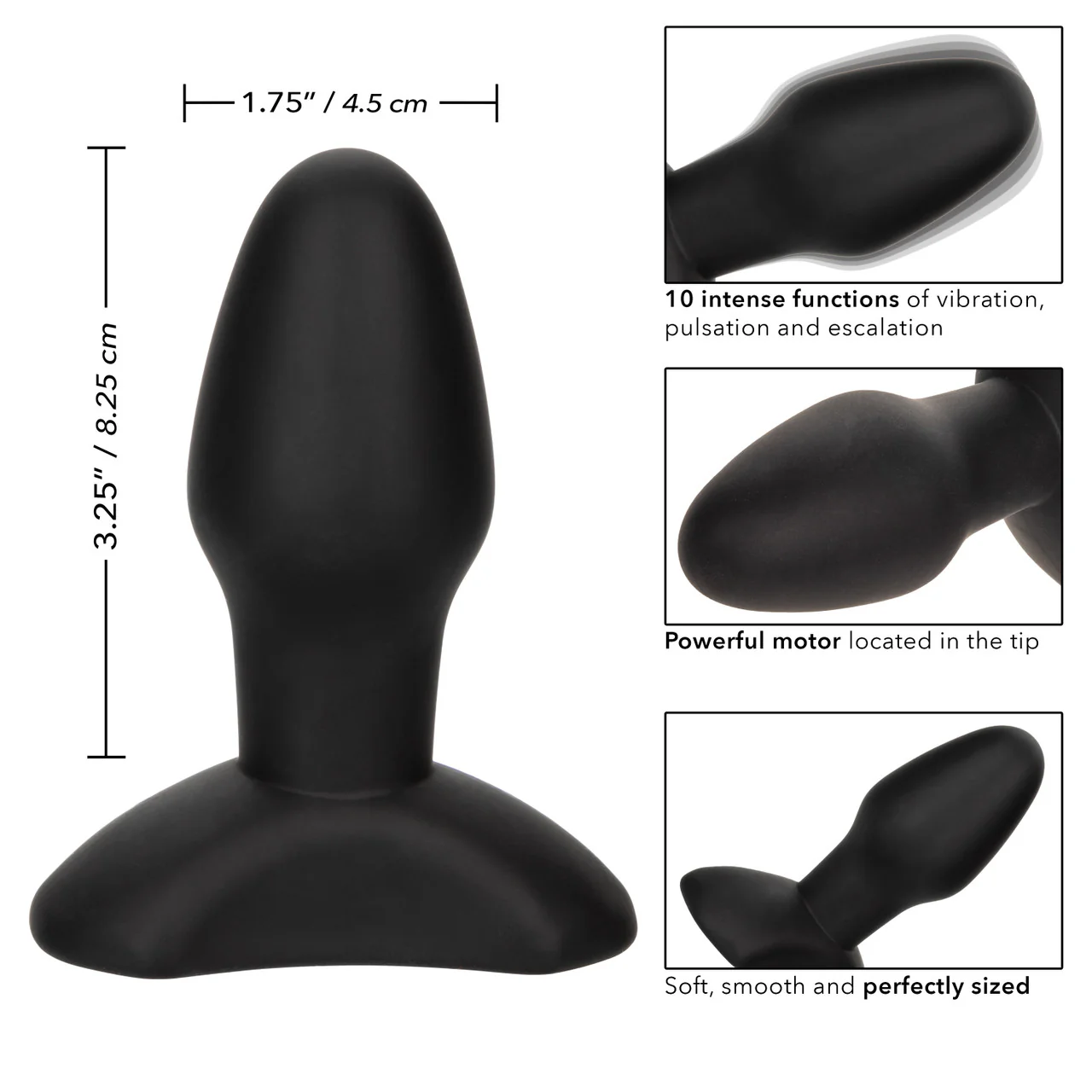 Anal Toys Rechargeable Tapered Probe Silicone Anal Stimulator - Image 5