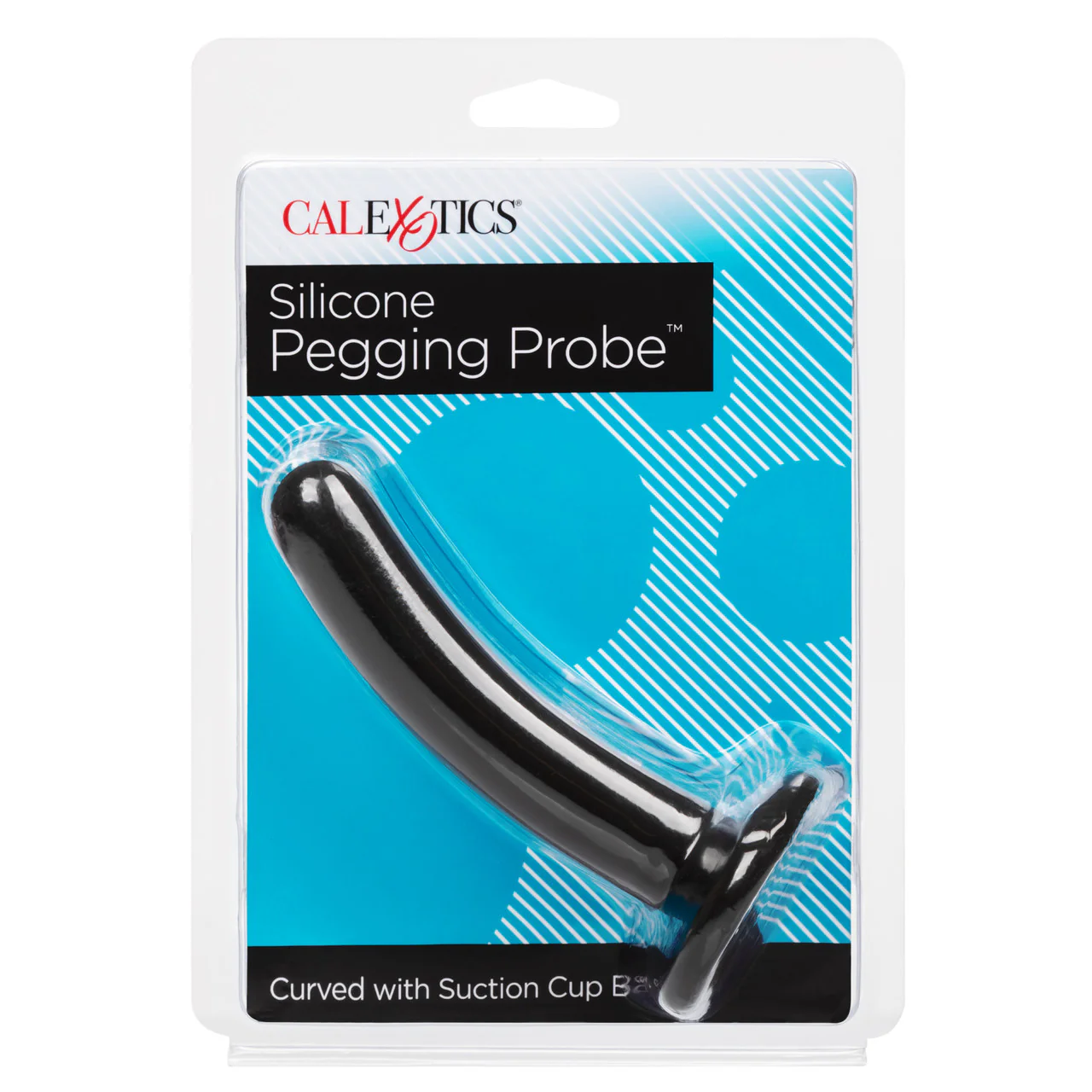 Anal Toys Silicone Pegging Probe Butt Plug - Black - Image 3