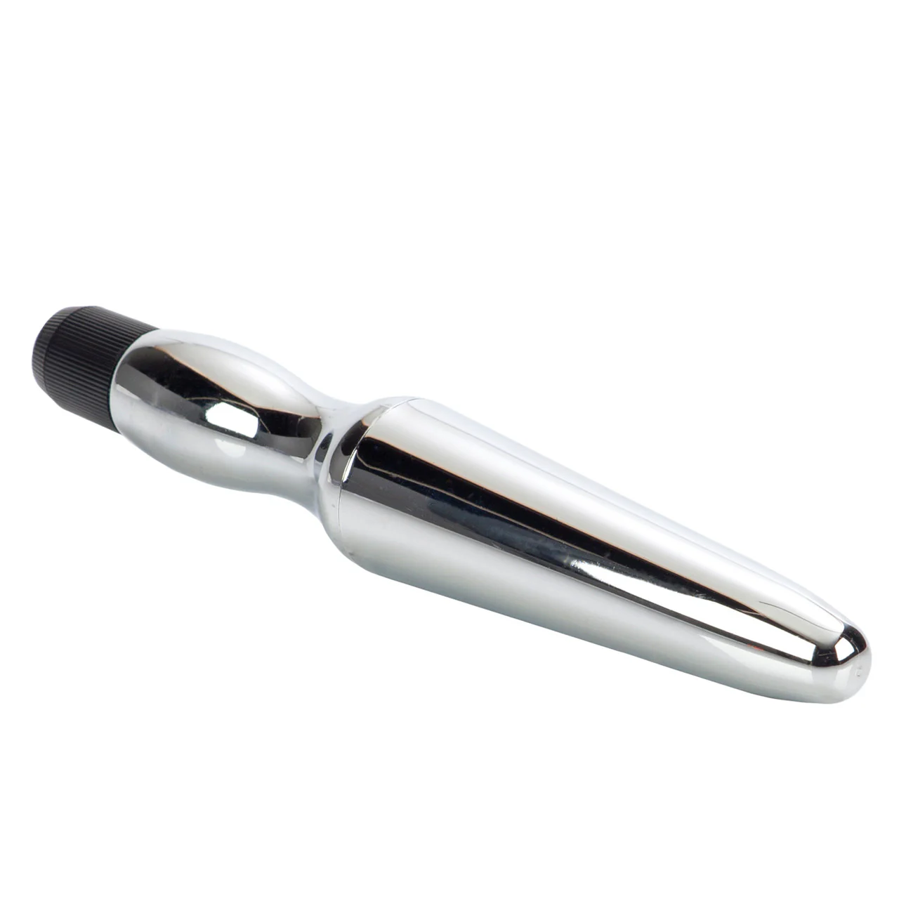 Anal Toys Vibrating Anal Probe Vibrator - Silver - Image 5