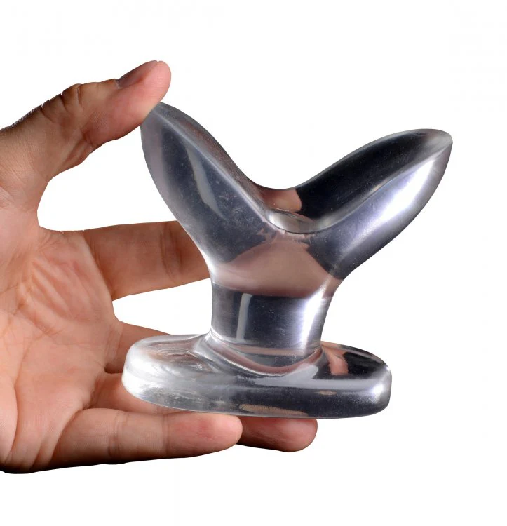 Anchored Clear Anal Plug - Image 4