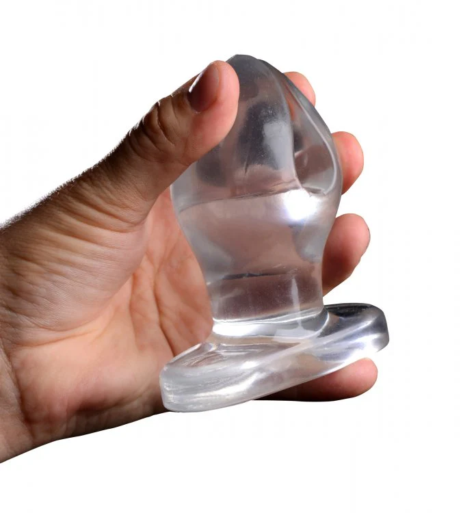 Anchored Clear Anal Plug - Image 5