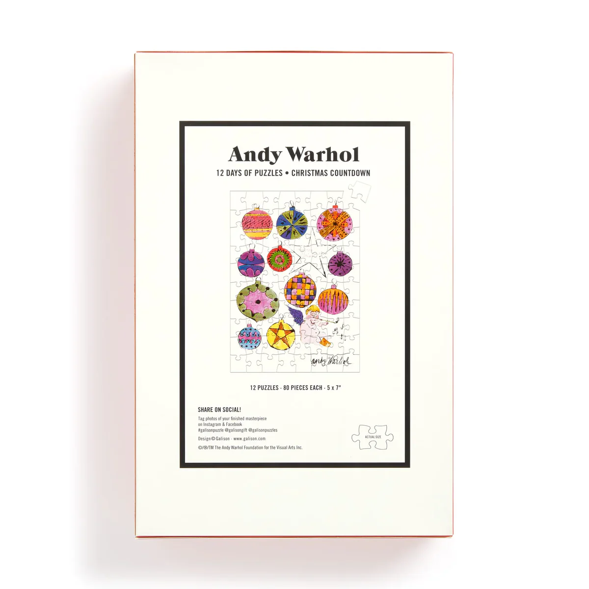 Andy Warhol 12 Days of Puzzles Christmas Countdown - Image 5