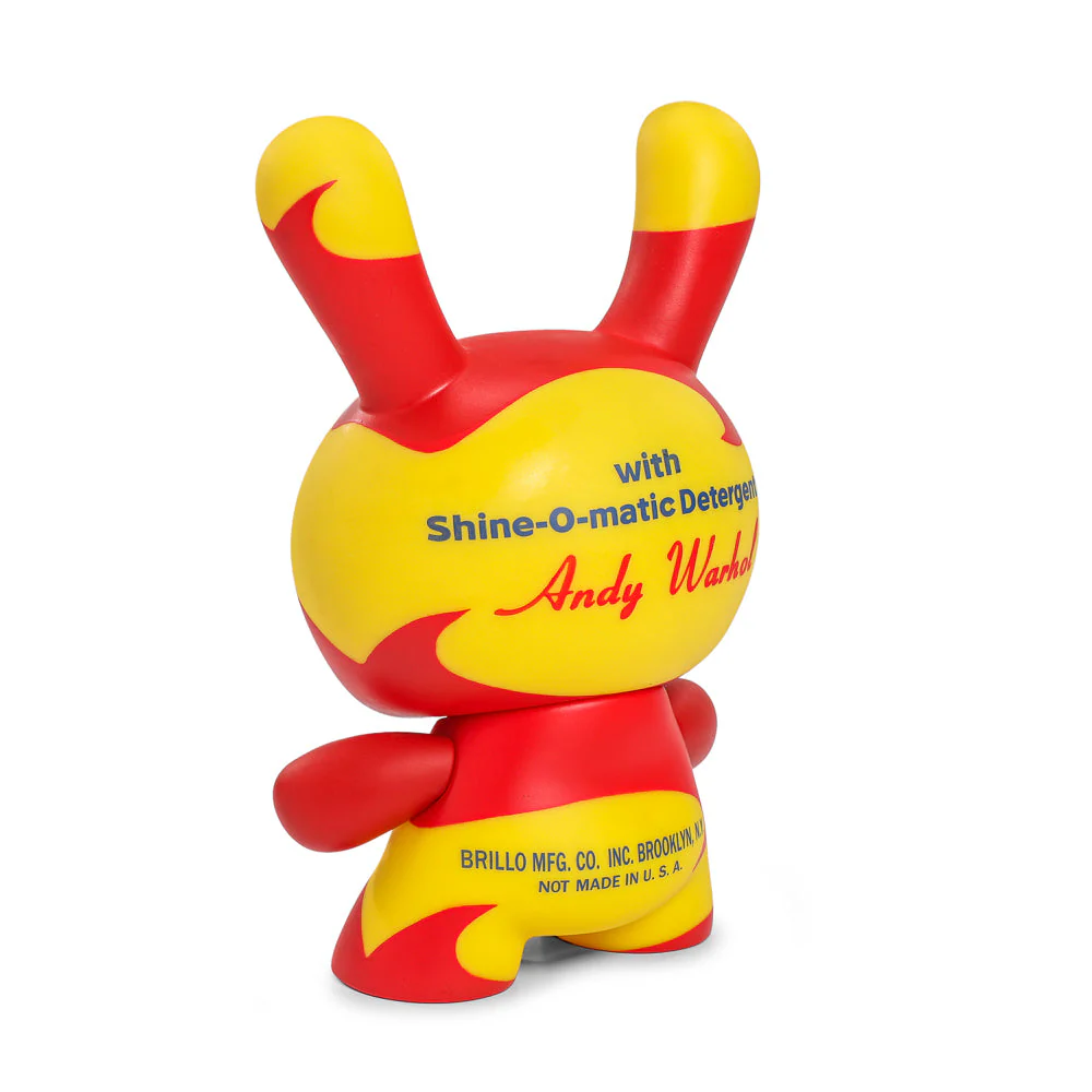 ANDY WARHOL 8 IN MASTERPIECE VINYL YELLOW BRILLO BOX DUNNY - Image 10