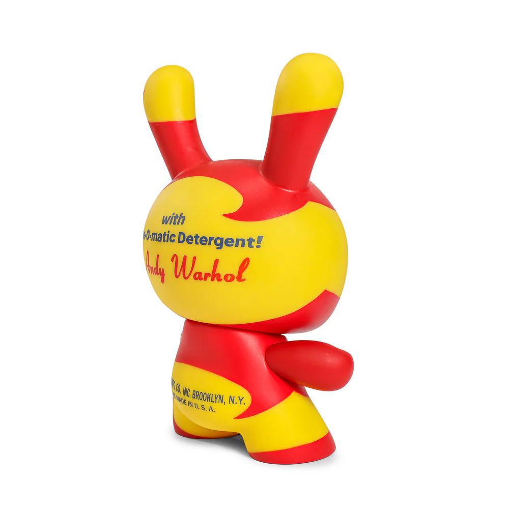 ANDY WARHOL 8 IN MASTERPIECE VINYL YELLOW BRILLO BOX DUNNY - Image 8