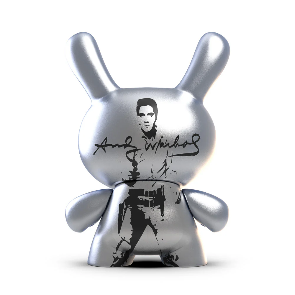 Andy Warhol 8” Masterpiece Flaming Star Elvis Dunny Art Figure - Image 3