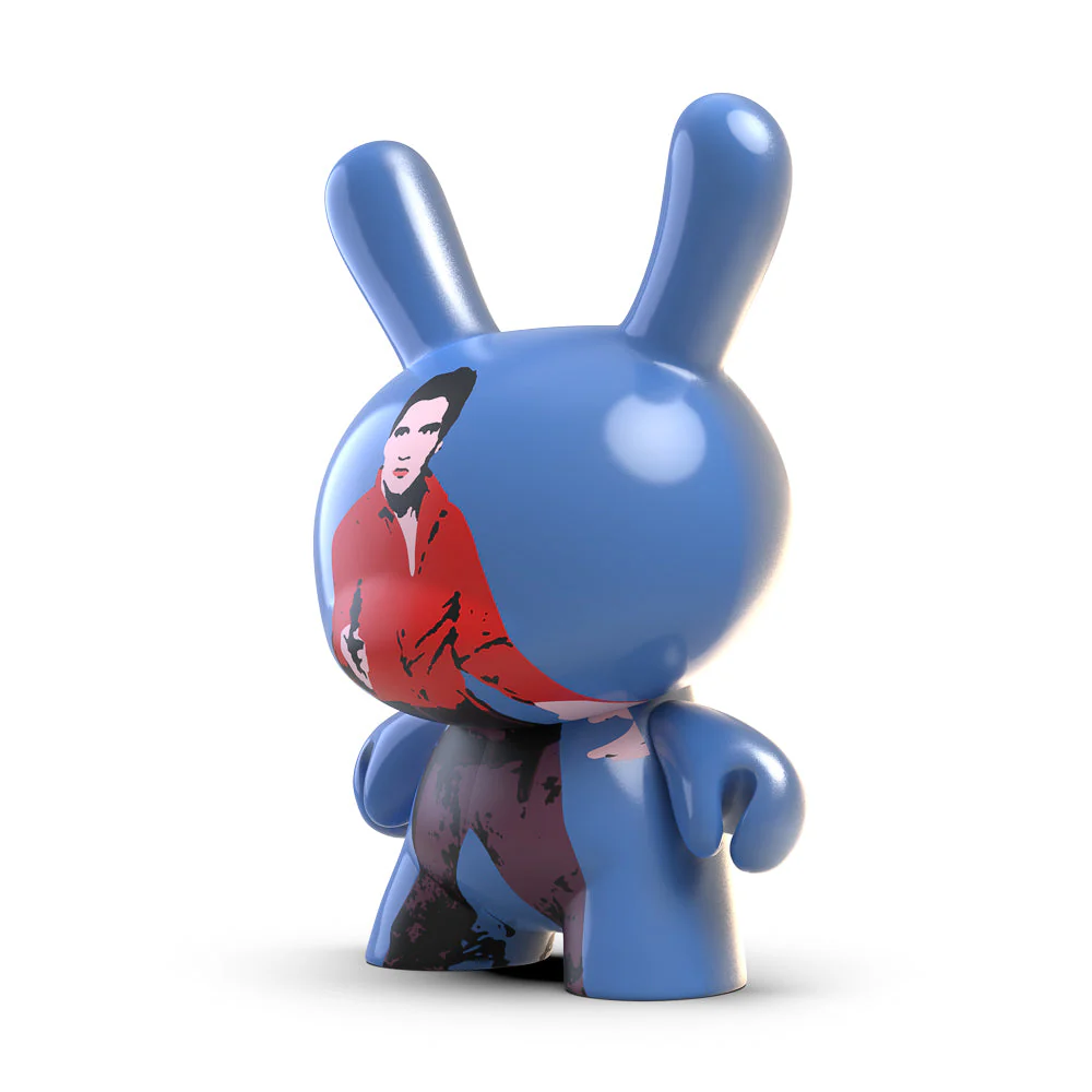 Andy Warhol 8” Masterpiece Flaming Star Elvis Dunny Art Figure - Image 4