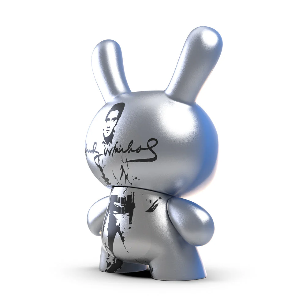 Andy Warhol 8” Masterpiece Flaming Star Elvis Dunny Art Figure - Image 7