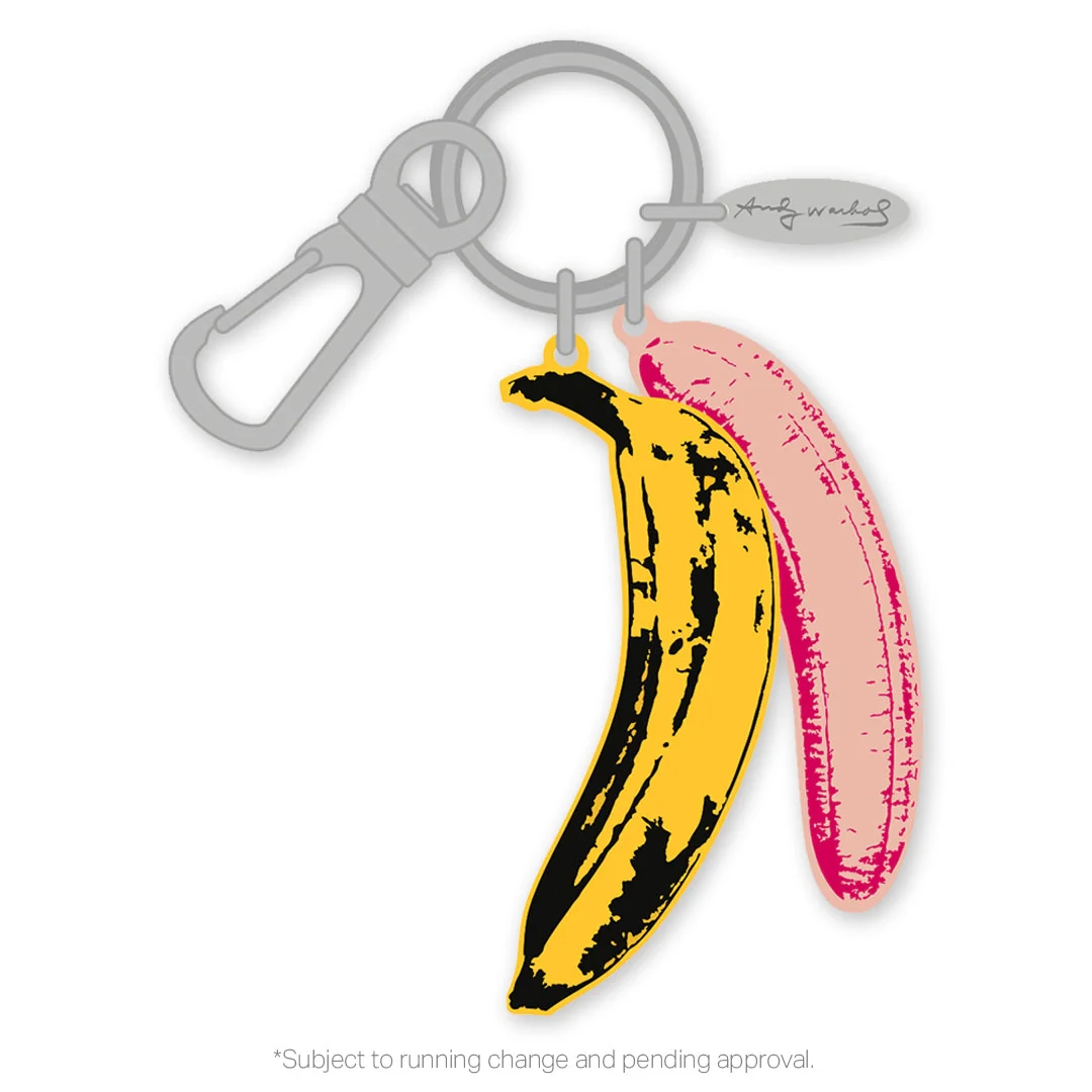 Andy Warhol Bananas Acrylic Keyclip - Image 2
