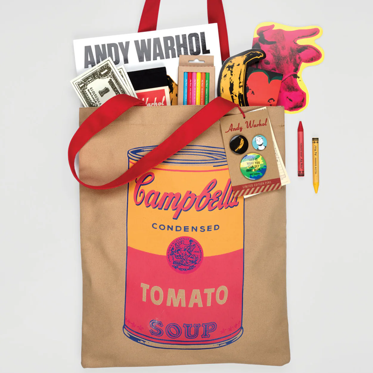 Andy Warhol Campbell Soup Tote Bag - Image 3