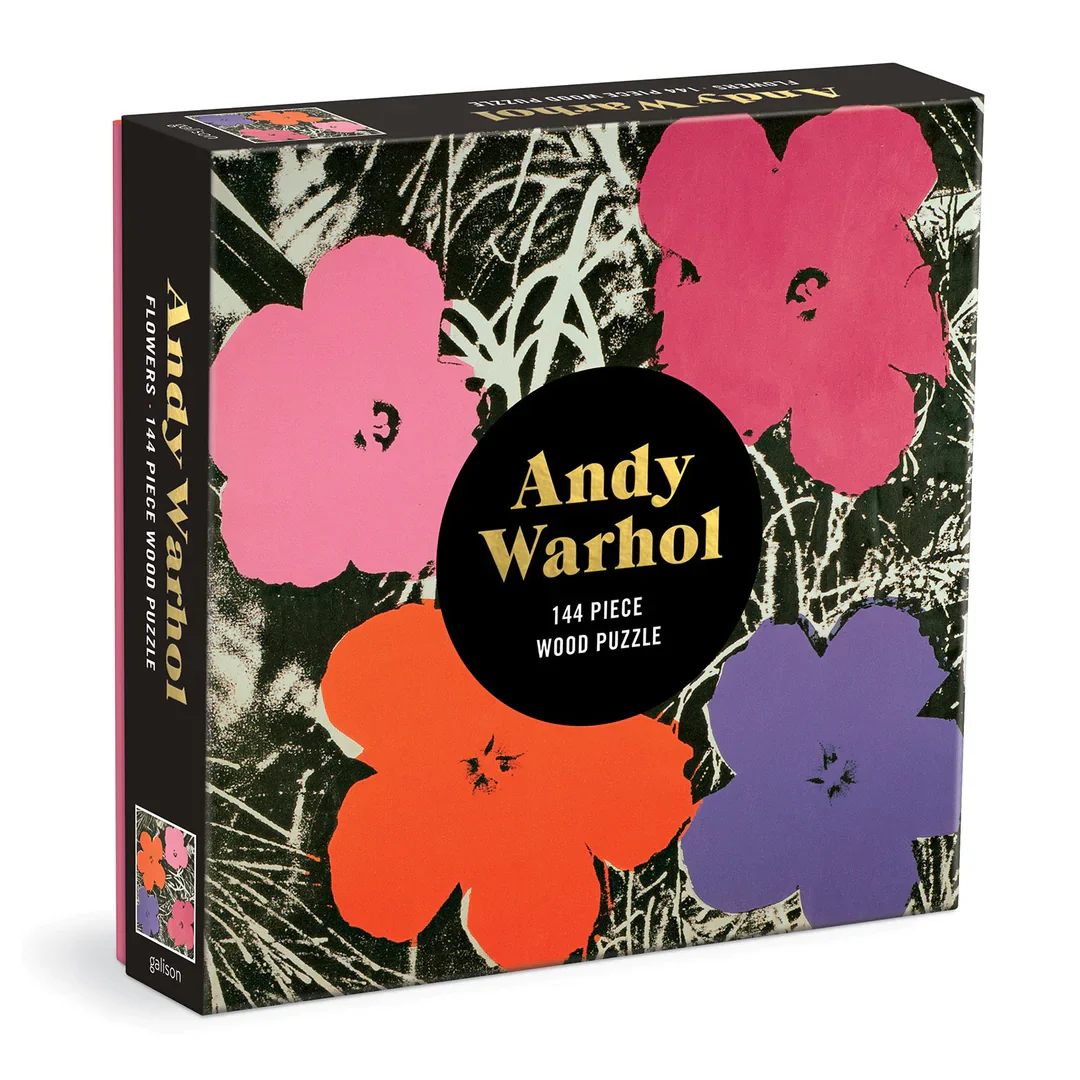 Andy Warhol Flower 144 Piece Wood Puzzle - Image 3