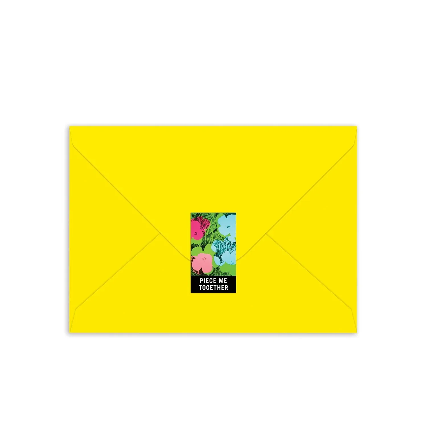 Andy Warhol Flowers Greeting Card Puzzle - Image 3