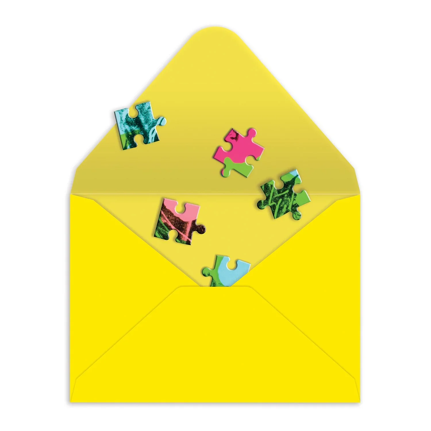 Andy Warhol Flowers Greeting Card Puzzle - Image 4