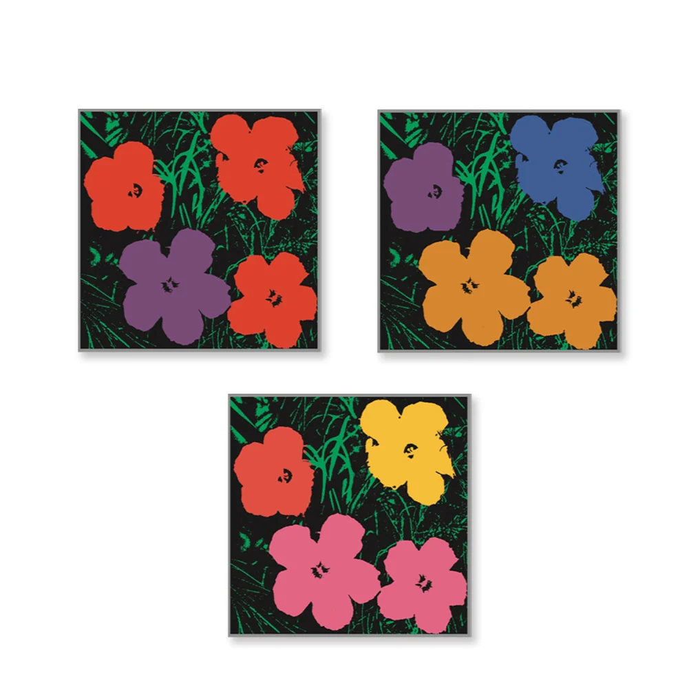 Andy Warhol Flowers Pin Set - Image 2