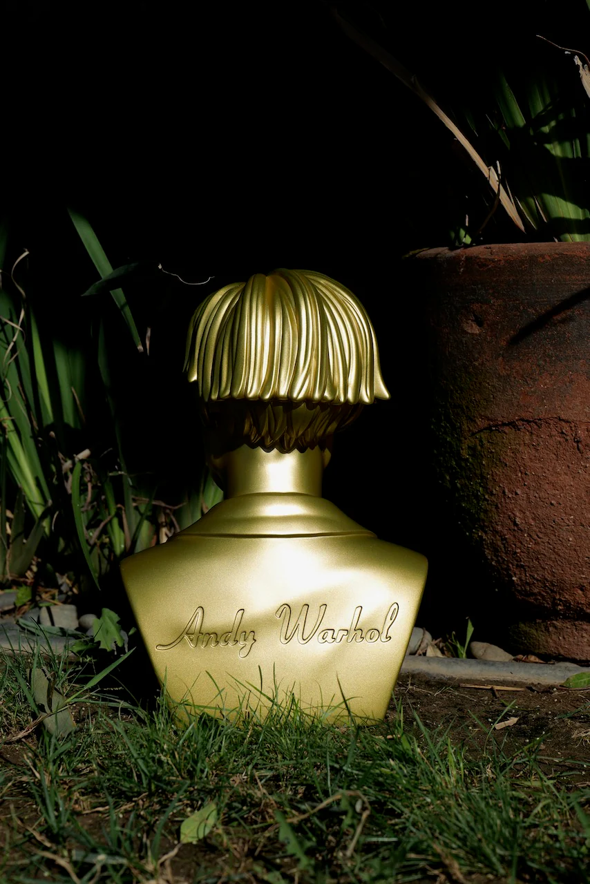 Andy Warhol GOLD bust by Kidrobot - Image 5