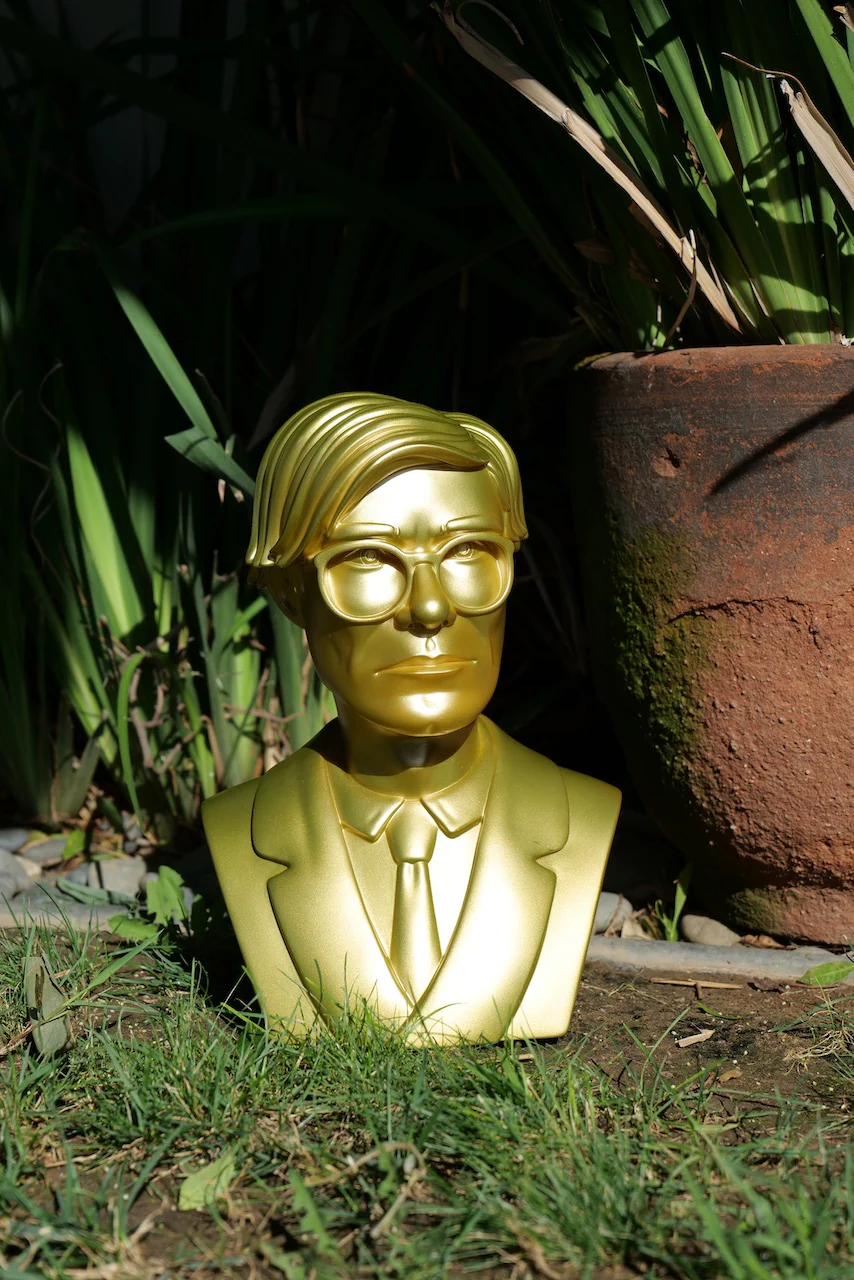 Andy Warhol GOLD bust by Kidrobot - Image 8