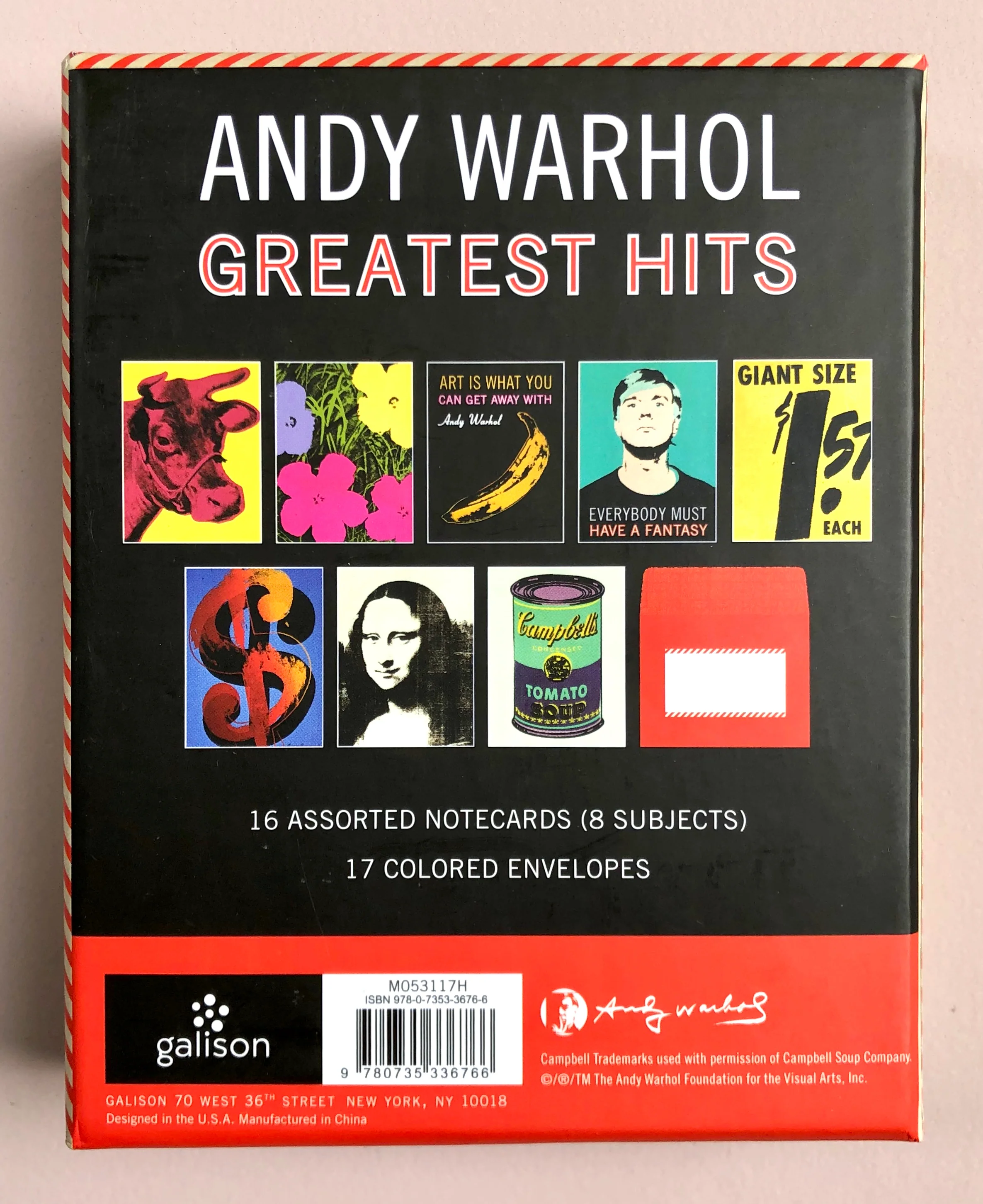 Andy Warhol Greatest Hits Keepsake Box Note Cards - Image 13