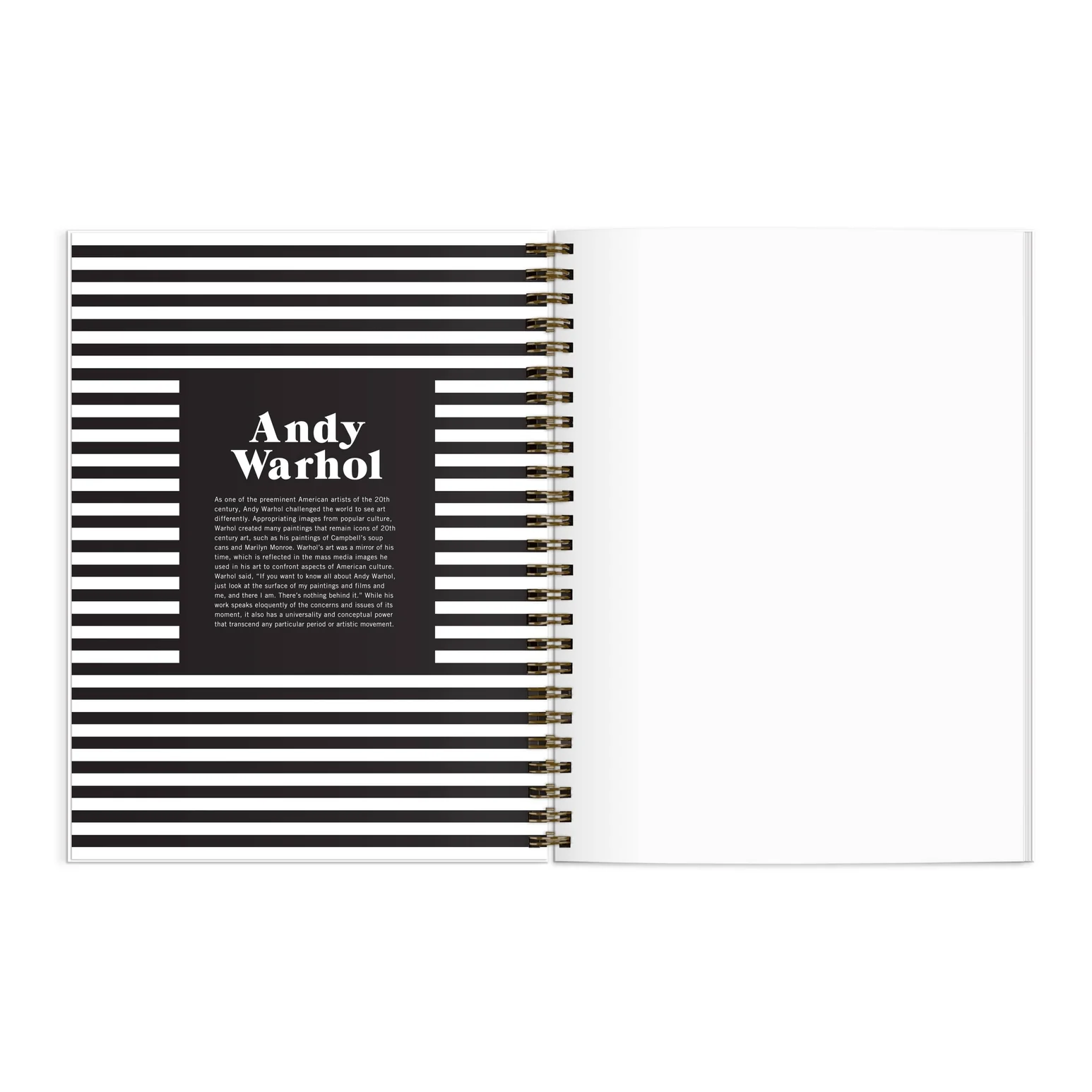 Andy Warhol Inspirational Sketchbook - Image 2