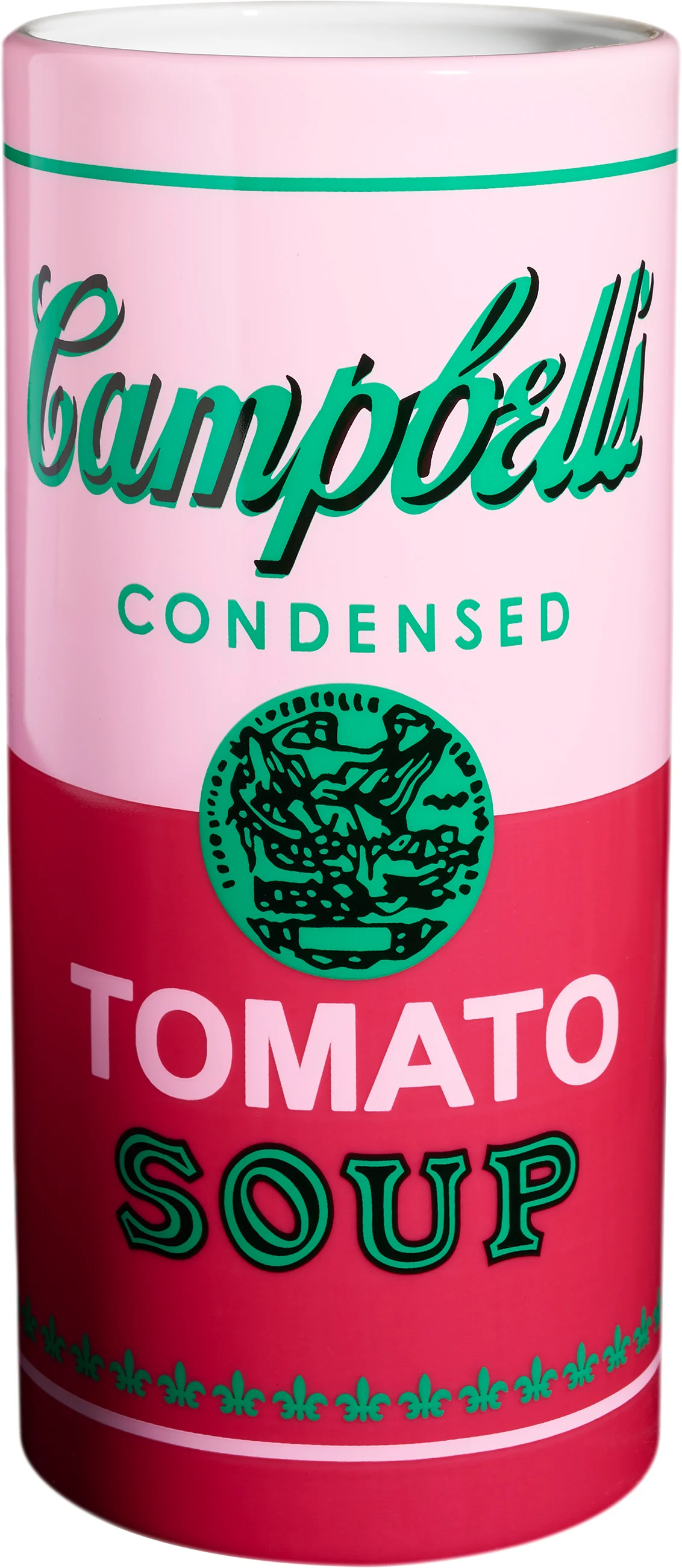 Andy Warhol Ligne Blanche Vase Campbell’s Soup Cans (1965) PINK/RED - Image 5