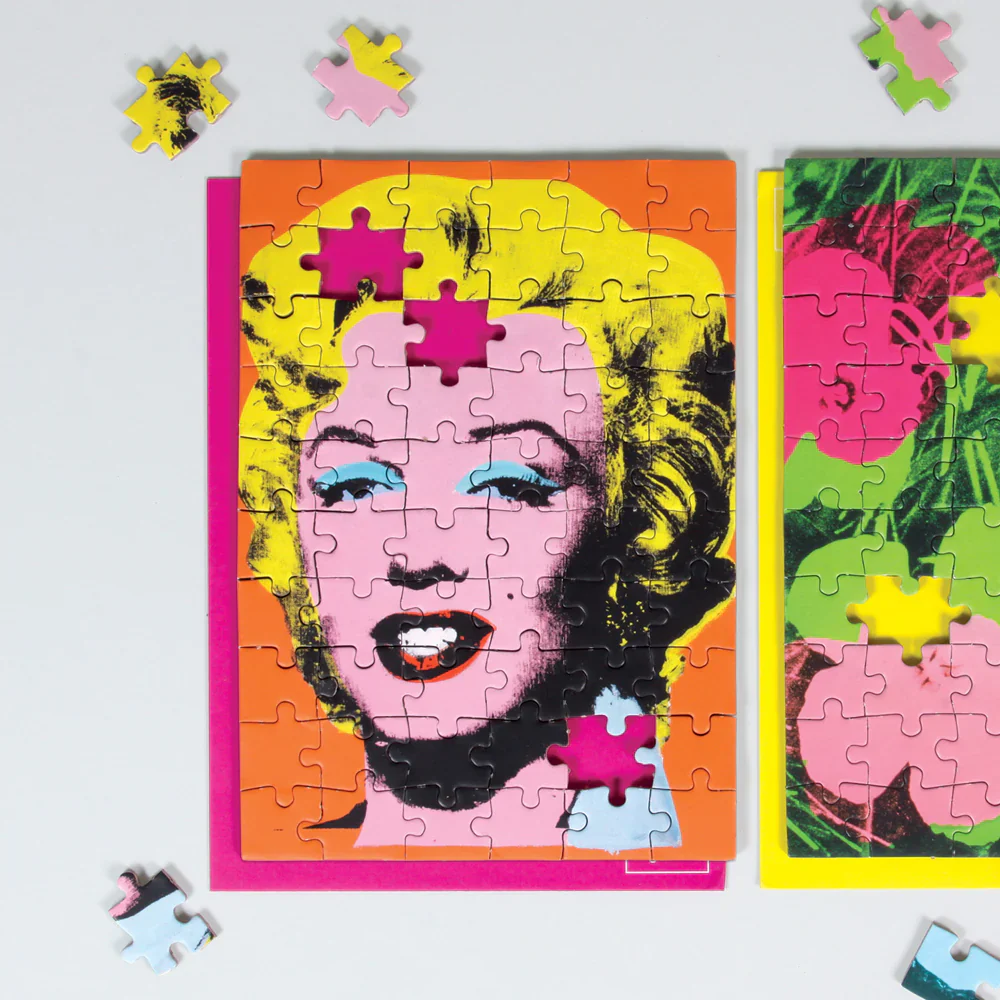 Andy Warhol Marilyn Greeting Card Puzzle - Image 2