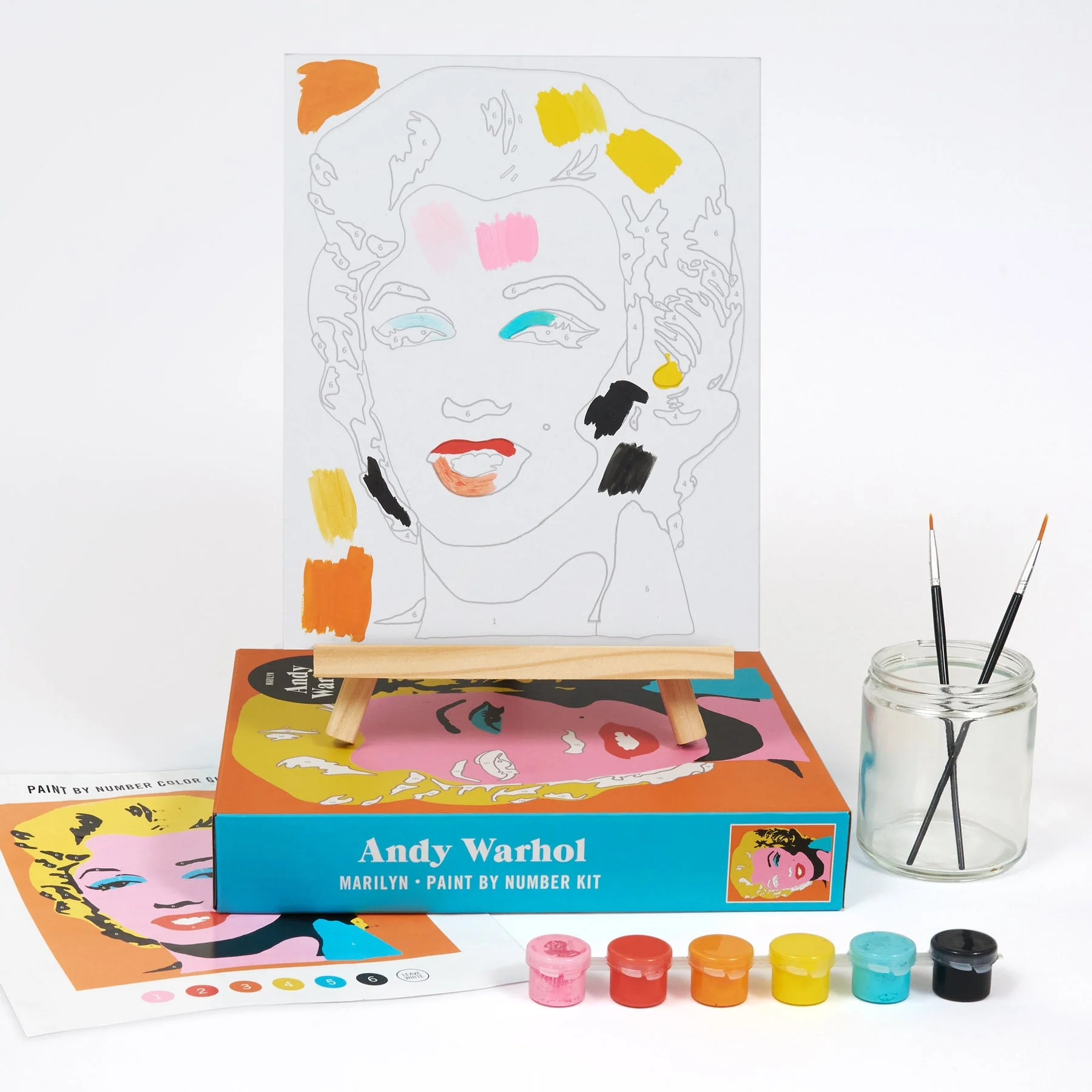 Andy Warhol Marilyn Paint By Number Kit - Image 6
