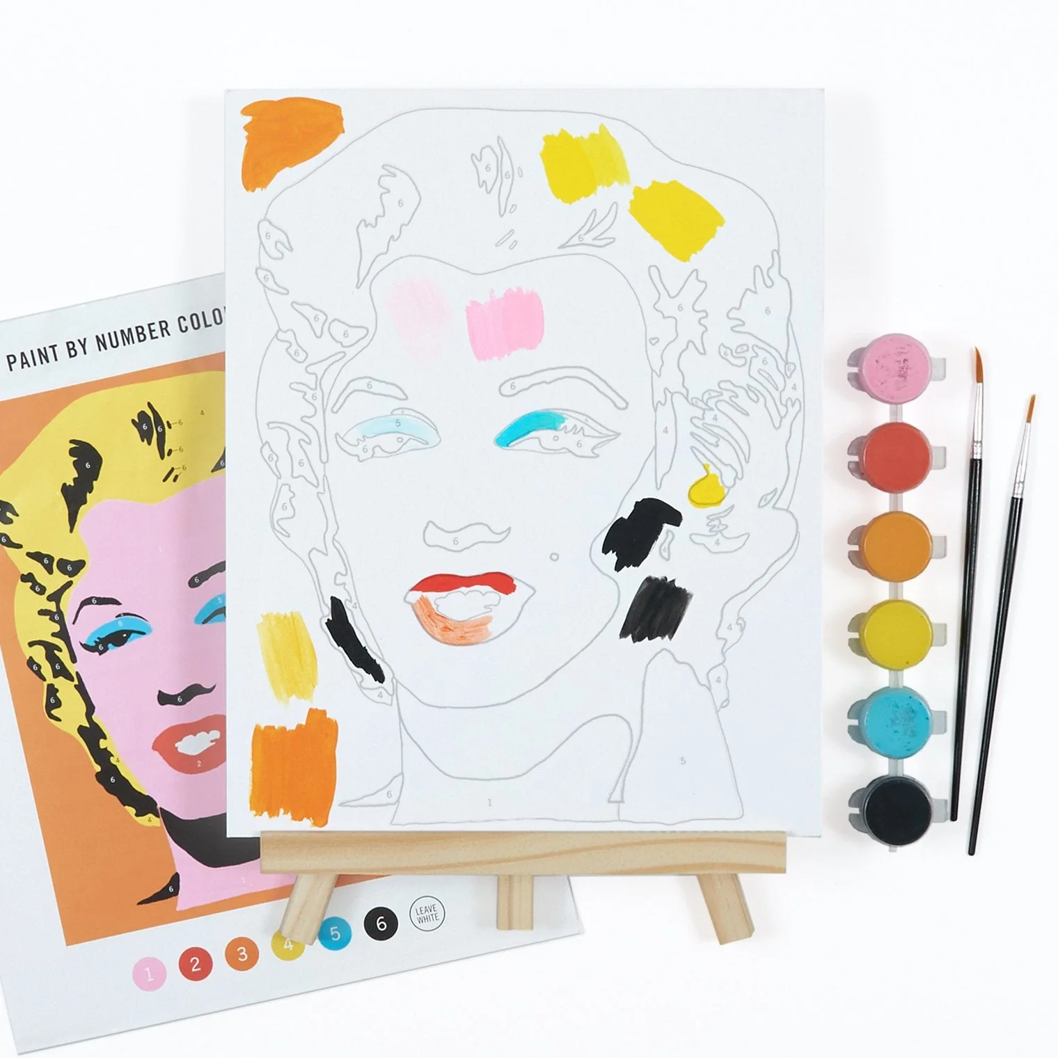 Andy Warhol Marilyn Paint By Number Kit - Image 7