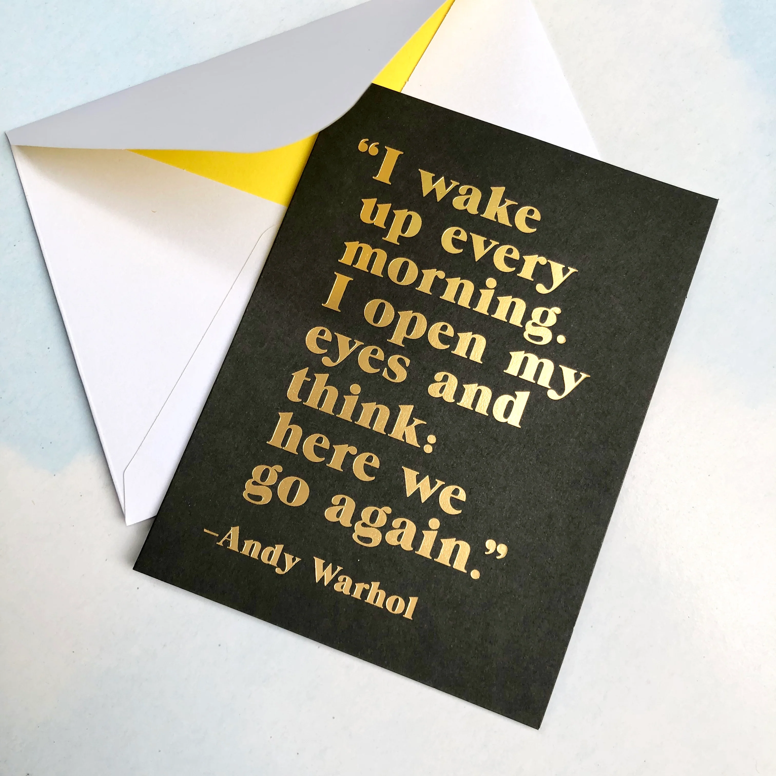 Andy Warhol Philosophy Greeting Assortment Notecards - Image 17