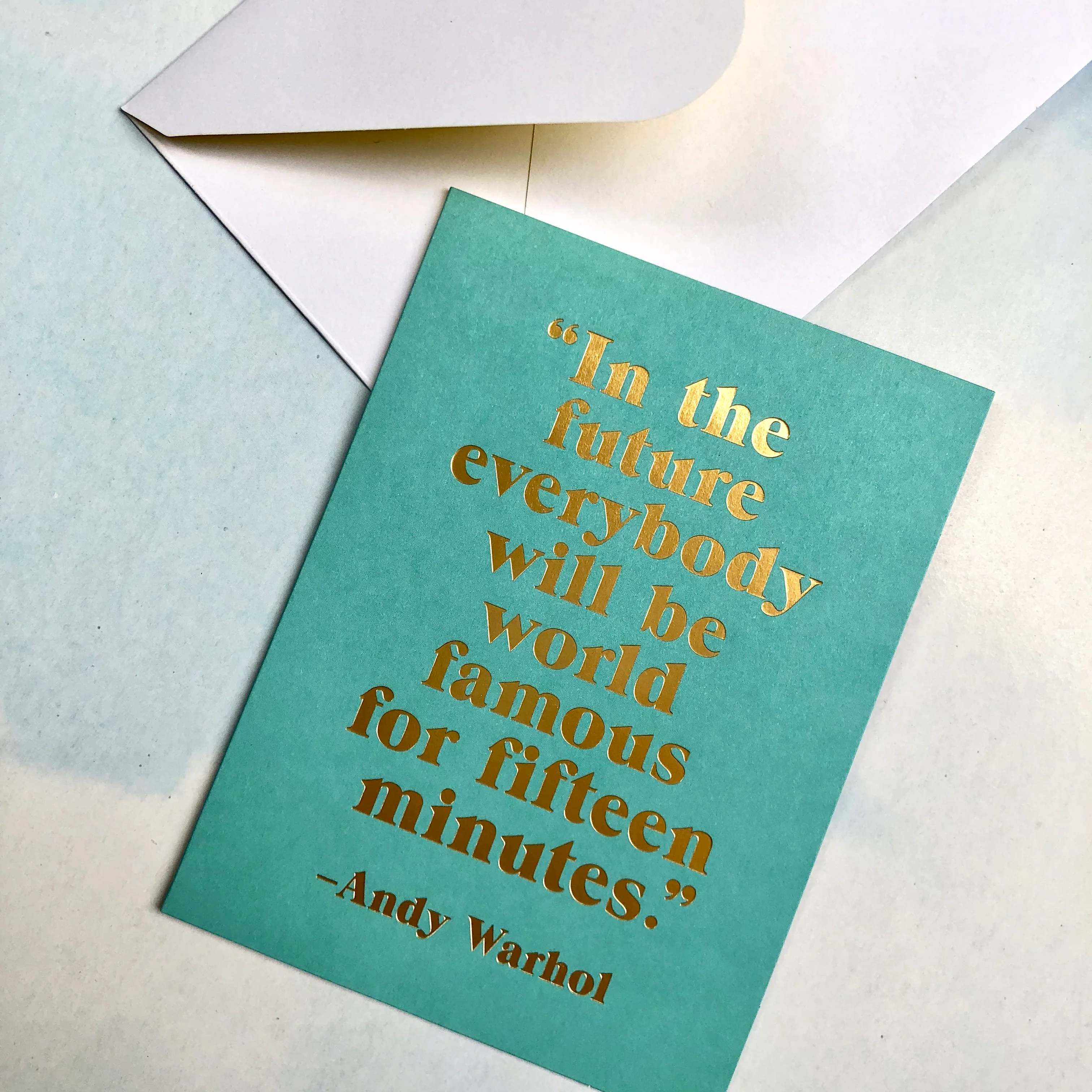 Andy Warhol Philosophy Greeting Assortment Notecards - Image 33