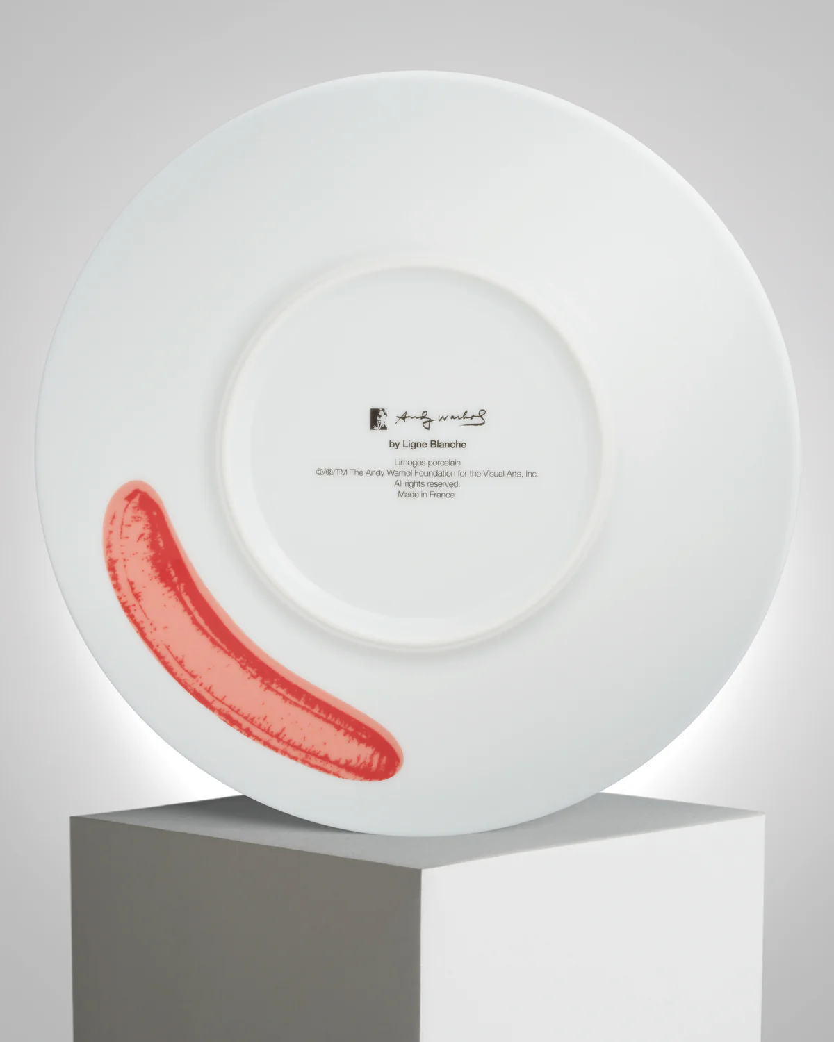 ANDY WARHOL PORCELAIN PLATE - Banana - Image 4