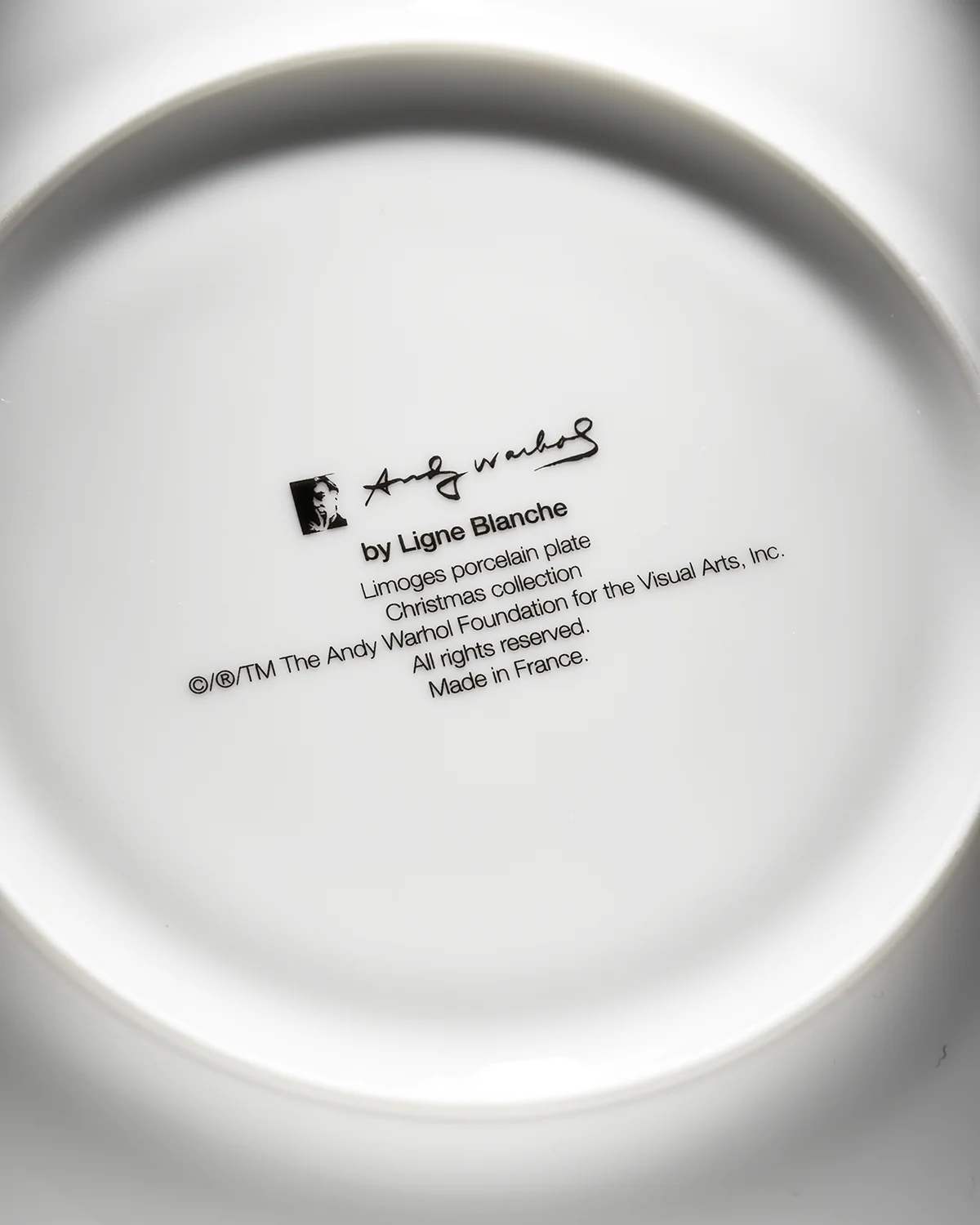ANDY WARHOL PORCELAIN PLATE -  BIRDS - CHRISTMAS COLLECTION - Image 3