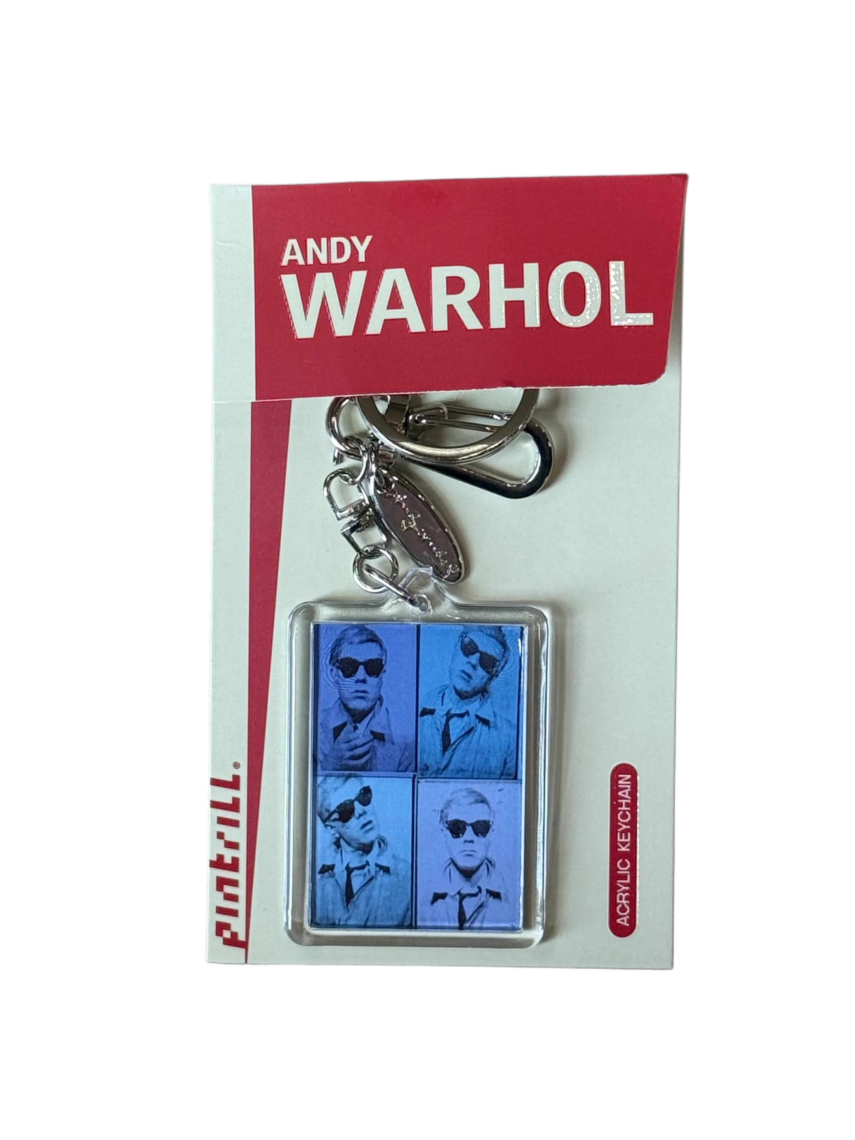 Andy Warhol Potrait Keyclip