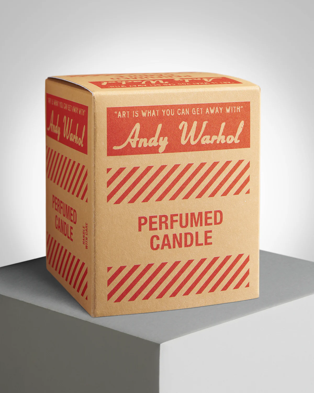 Andy Warhol Red / Yellow Flower Candle - Image 2