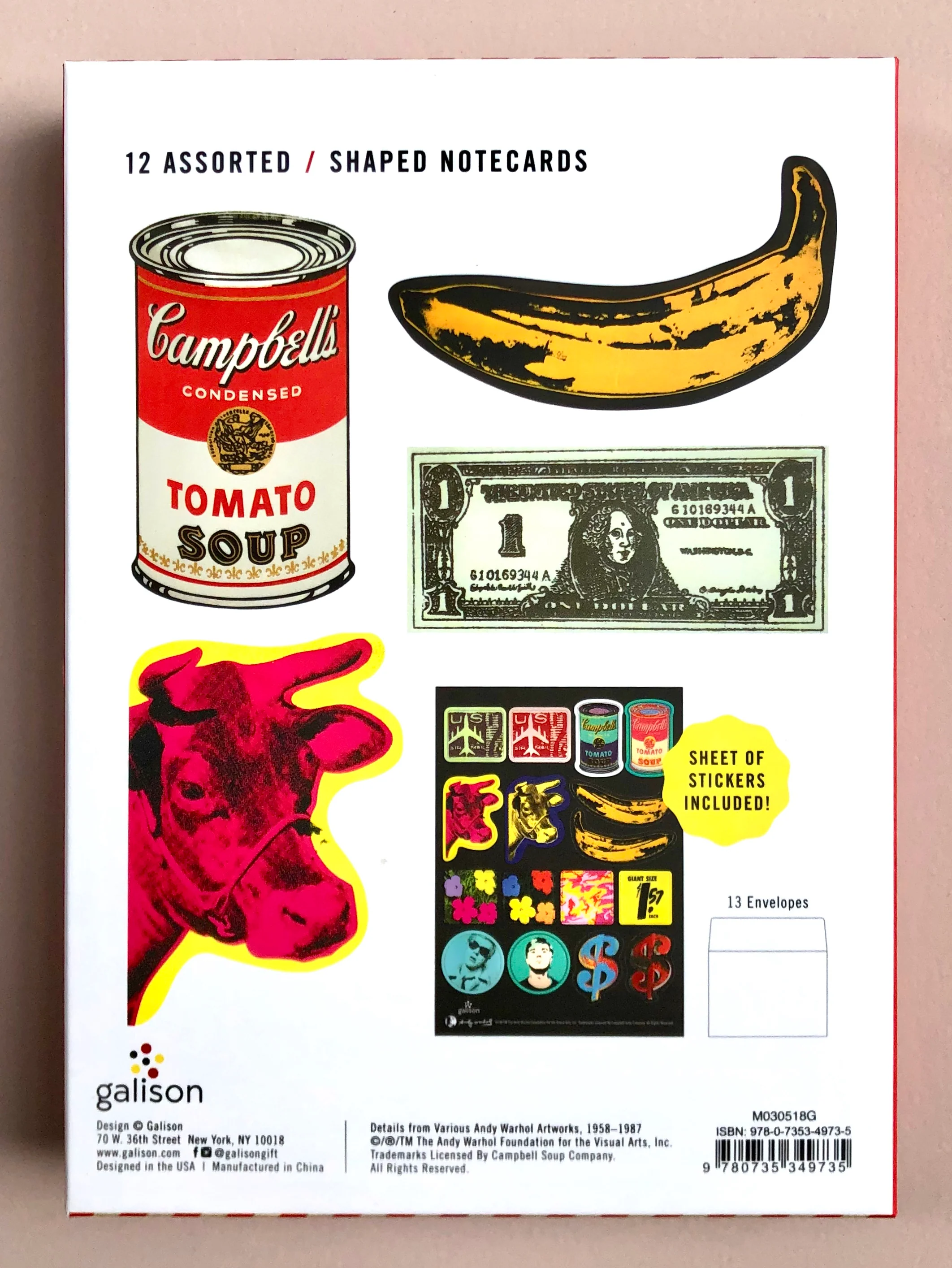 Andy Warhol Shaped Portfolio Notecards - Image 20