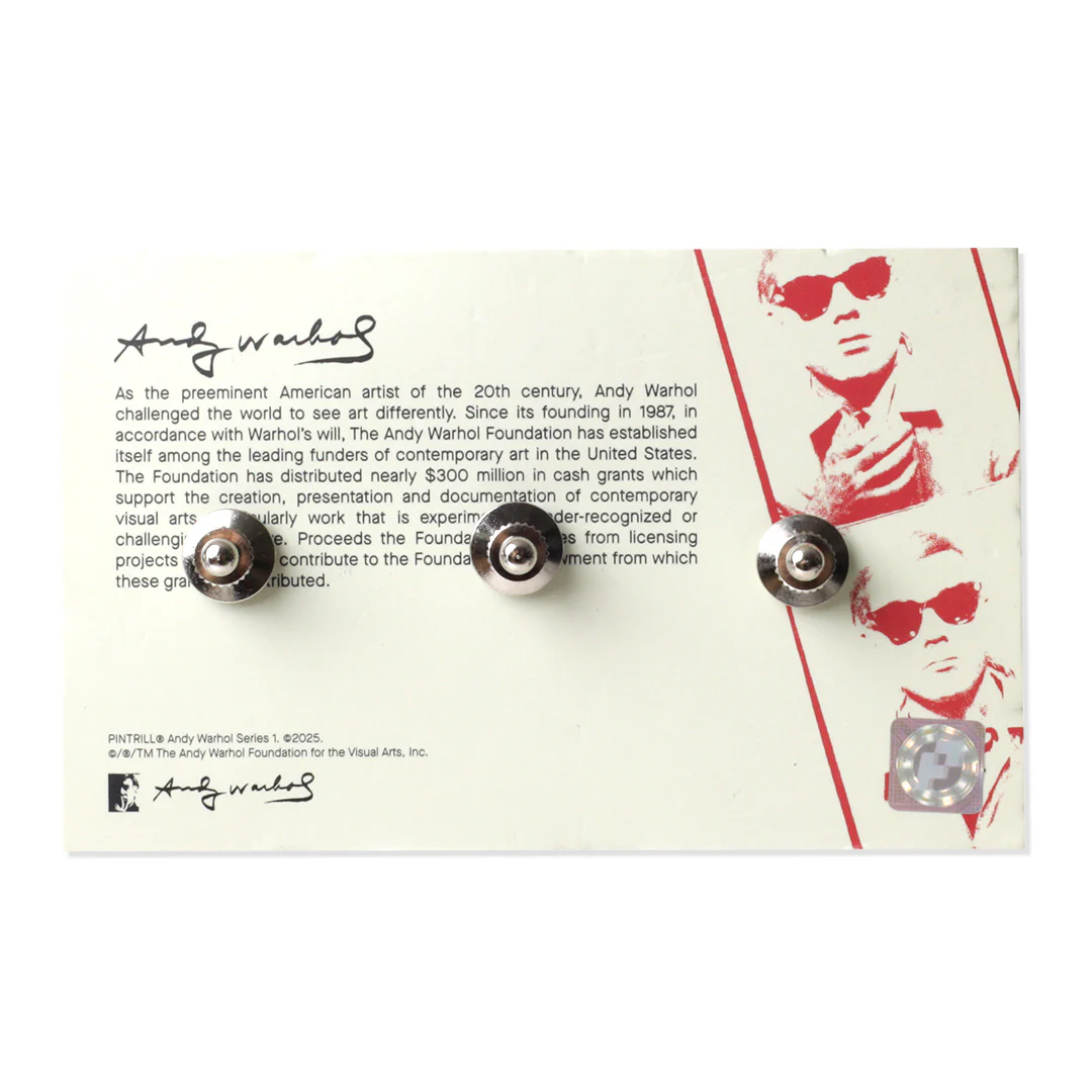 Andy Warhol Skulls Blue White Pin Set - Image 3