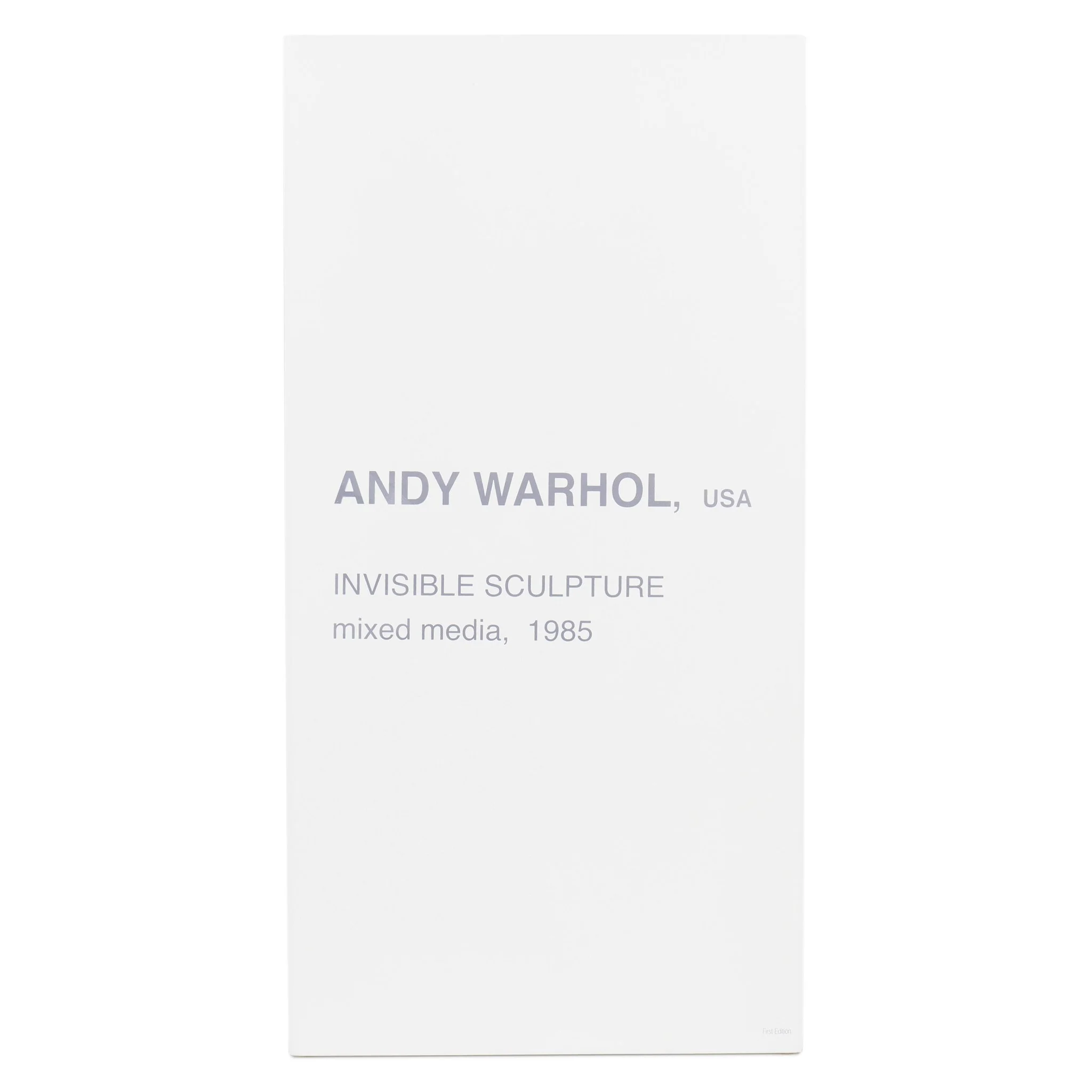 Andy Warhol The Invisible Sculpture by Kidrobot - Image 7