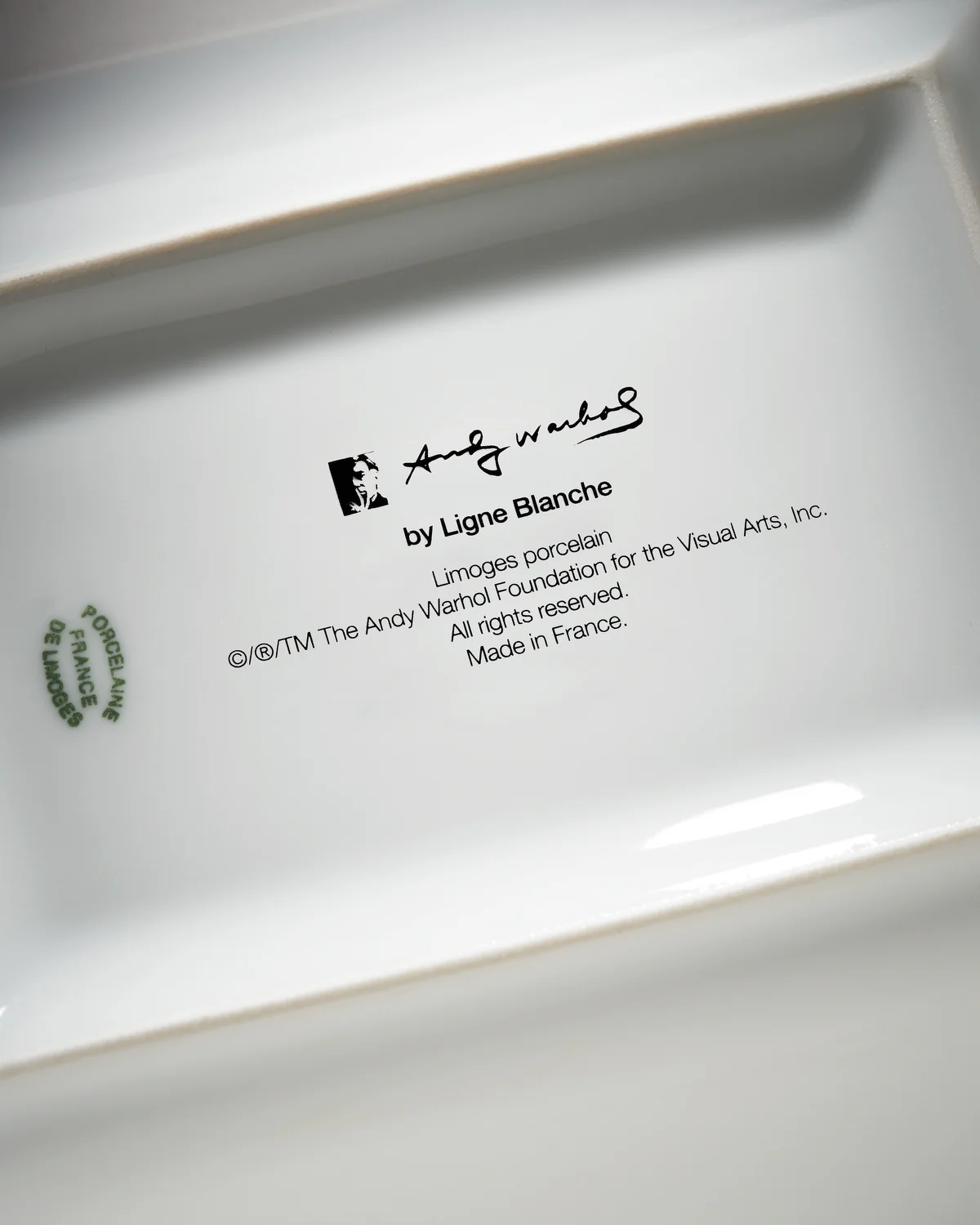ANDY WARHOL TRAY IN LIMOGES PORCELAIN MONA LISA - Image 3