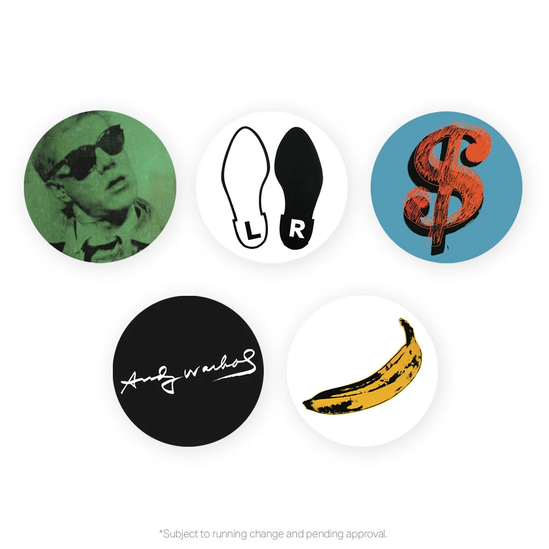 Andy Warhol Variety 5 Button Set - Image 2