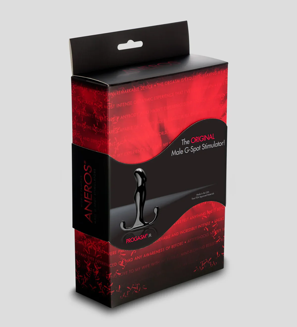 Aneros PROGASM JR. Male G-Spot Stimulator Black - Image 3