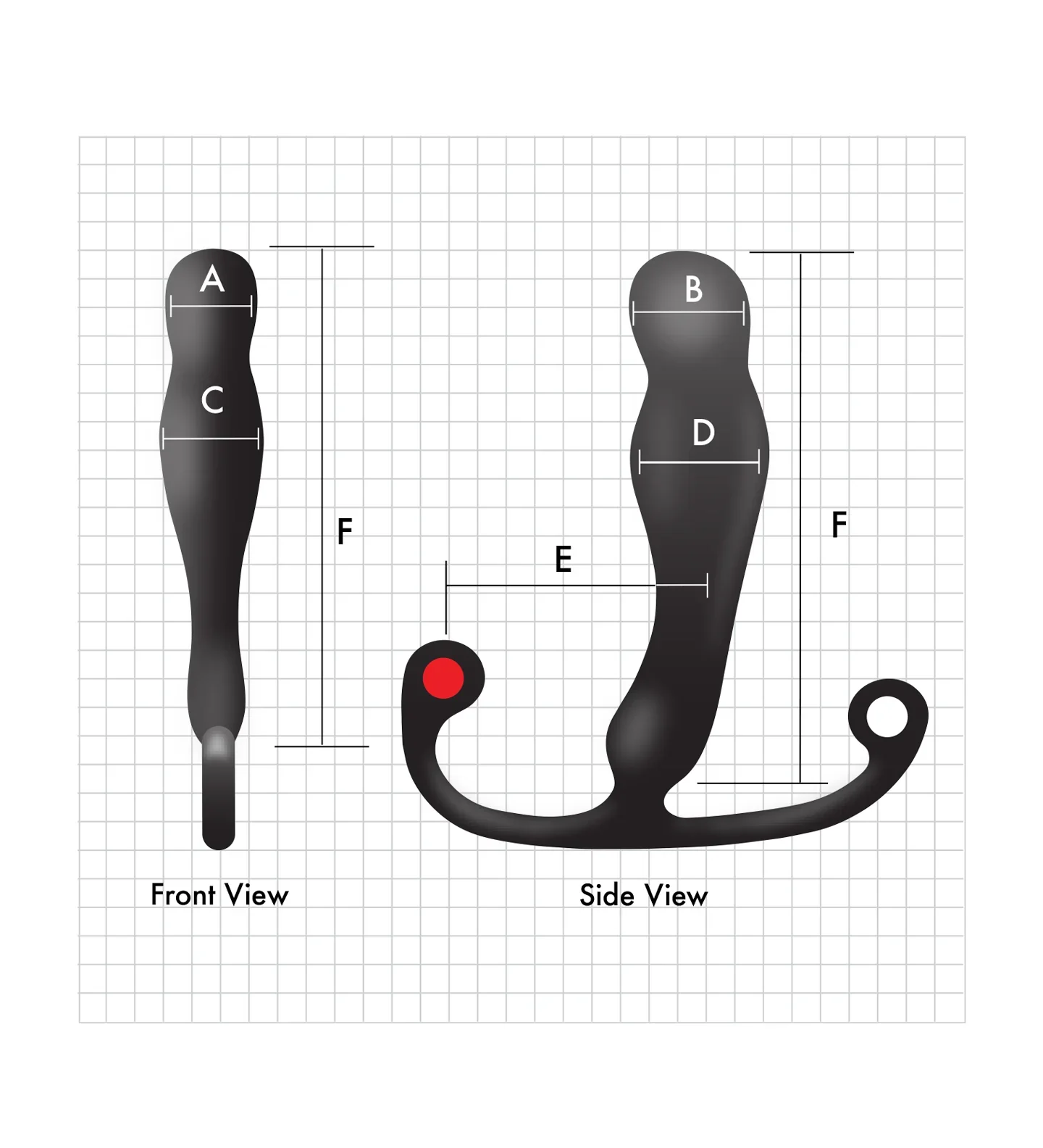 Aneros EUPHO SYN TRIDENT Male P-Spot Stimulator - Image 3