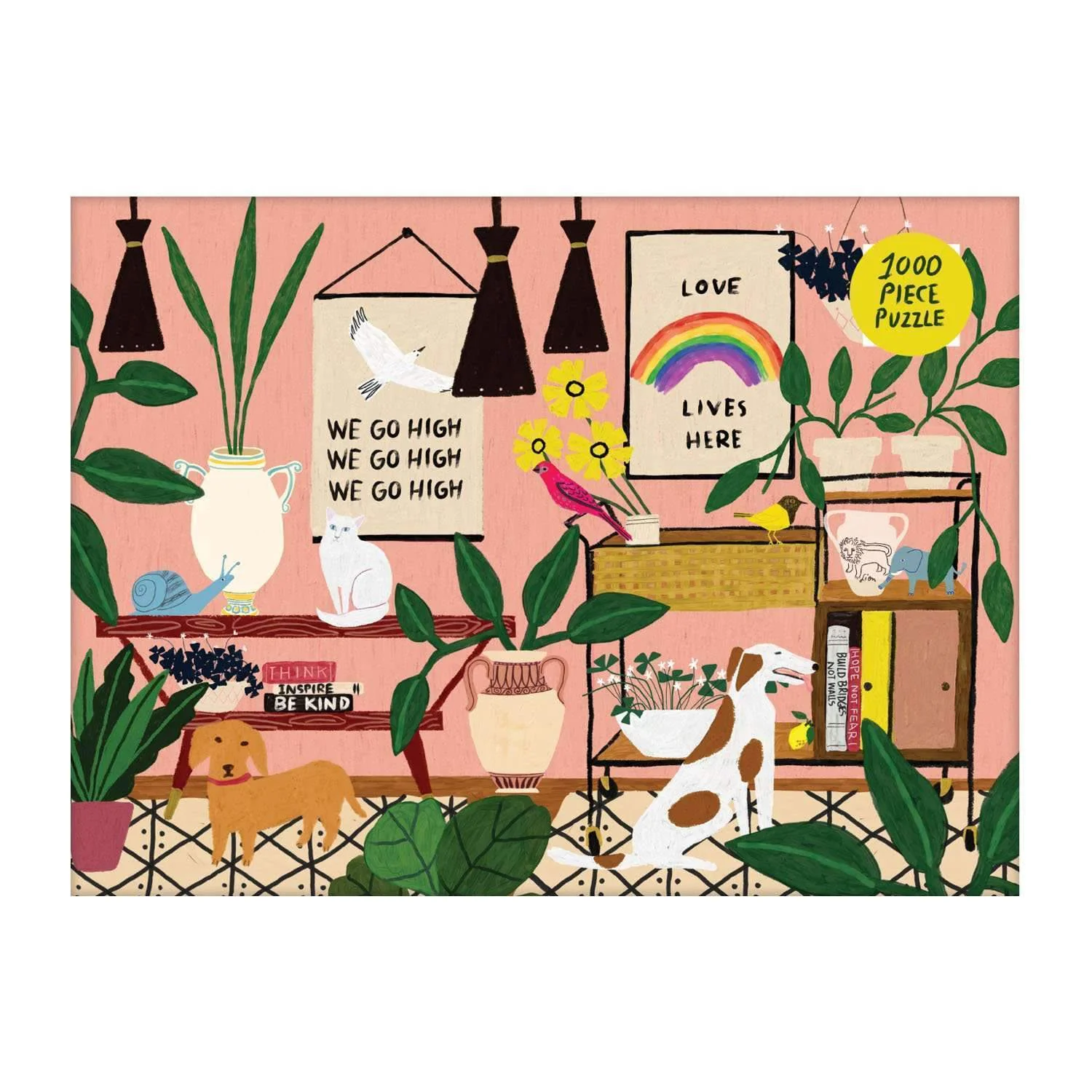 Anne Bentley Love Lives Here 1000 Piece Jigsaw Puzzle - Image 3