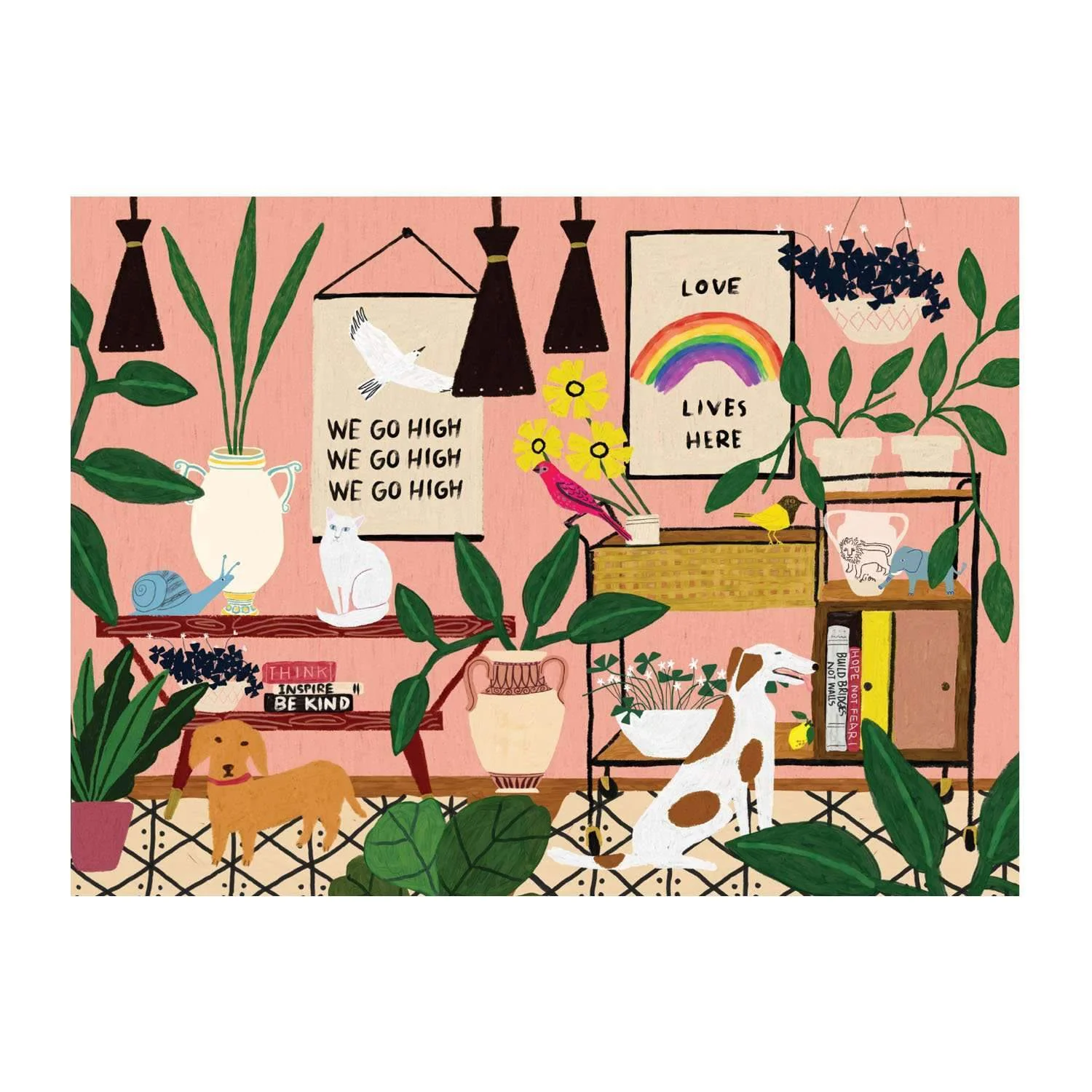Anne Bentley Love Lives Here 1000 Piece Jigsaw Puzzle - Image 4