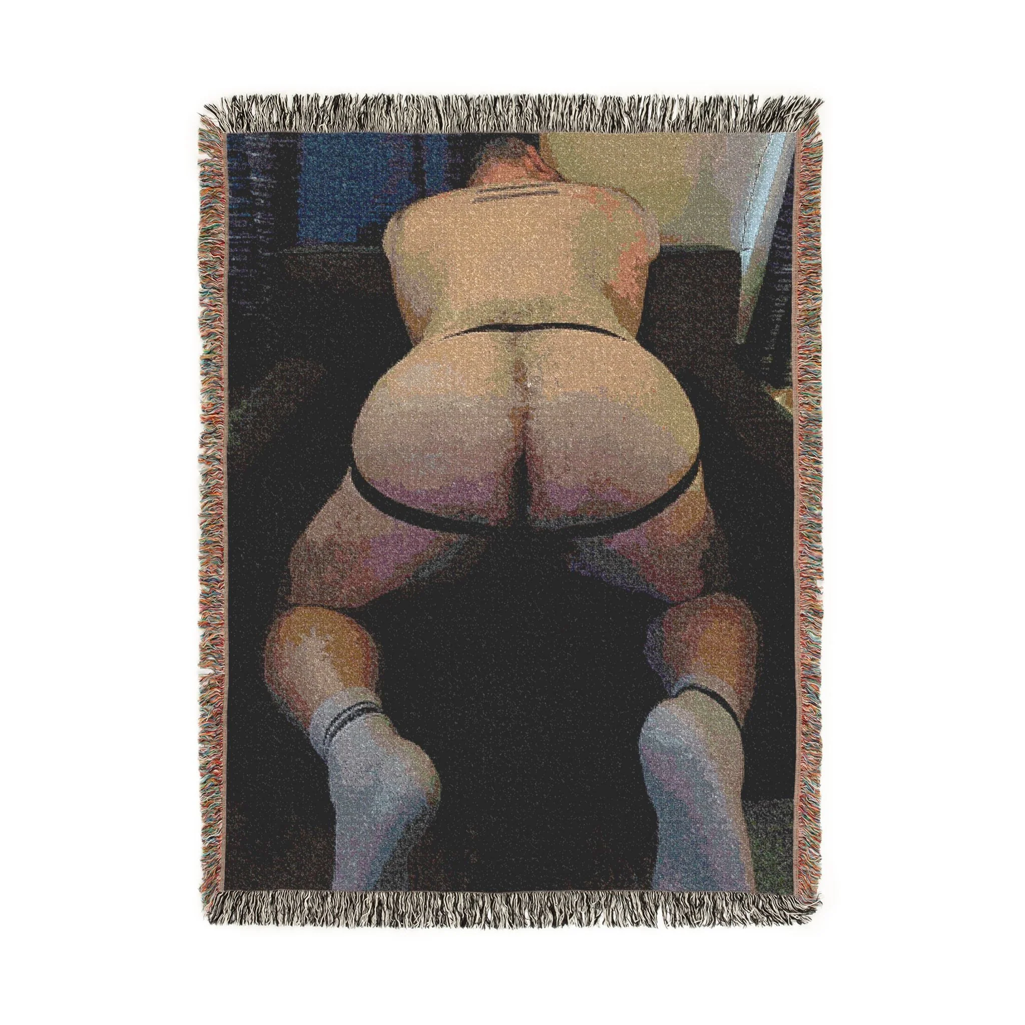 ANONYMOUS #11 Woven Blanket bY CULTUREEDIT - Image 3