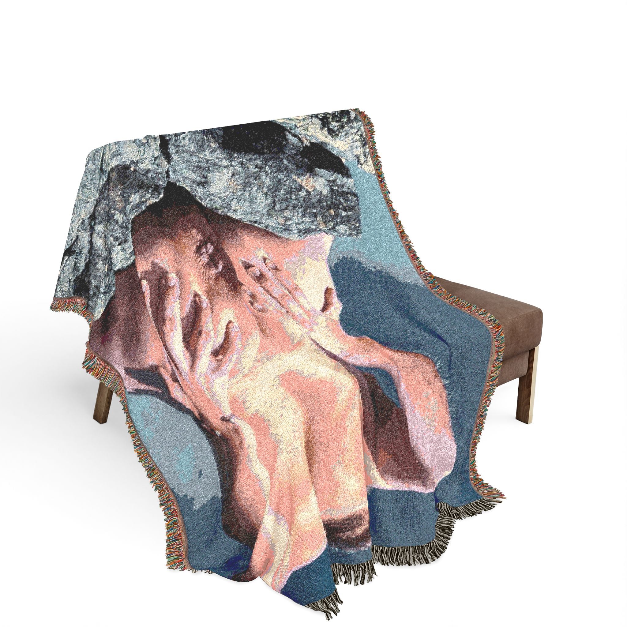 ANONYMOUS #17 Woven Blanket bY CULTUREEDIT - Image 10