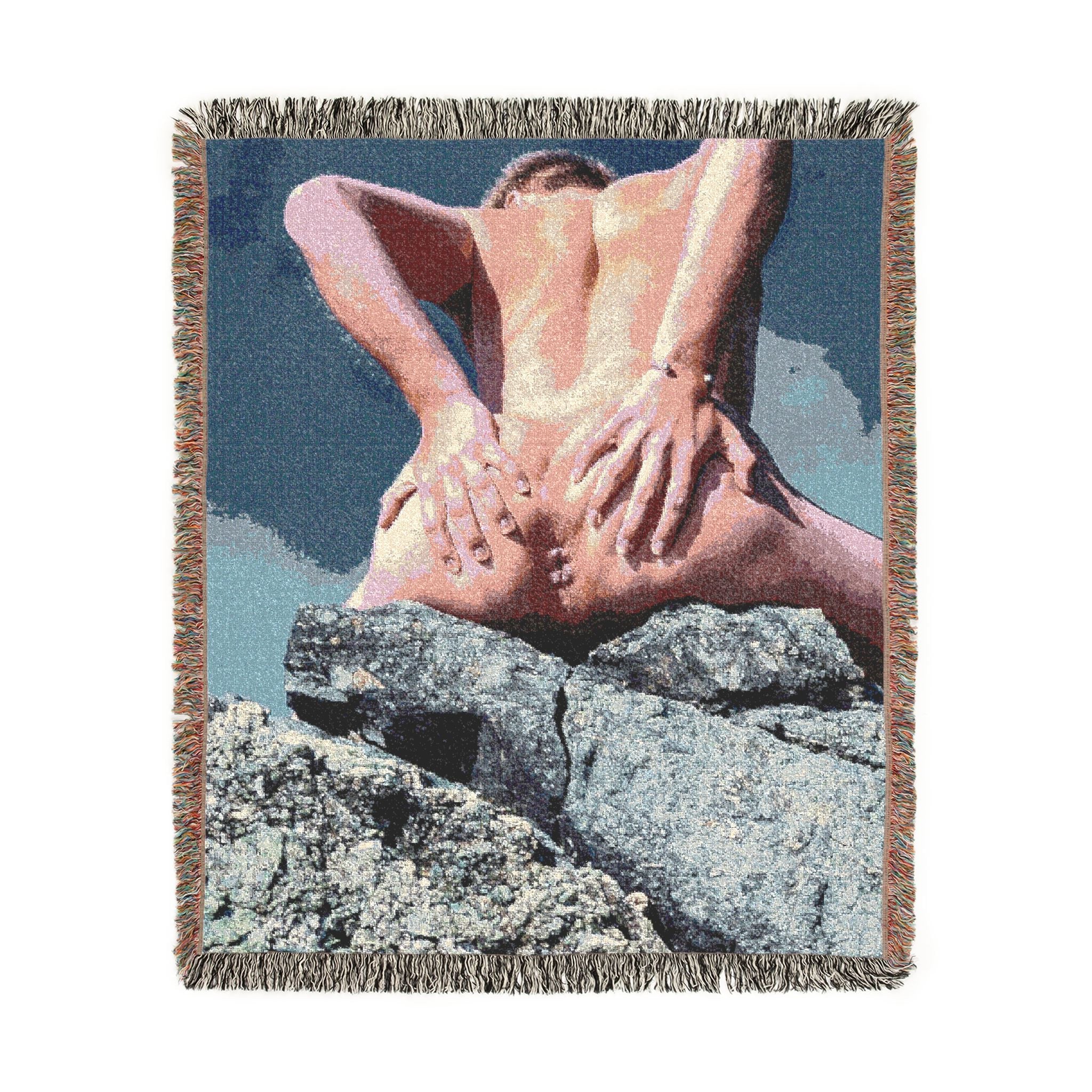 ANONYMOUS #17 Woven Blanket bY CULTUREEDIT - Image 2