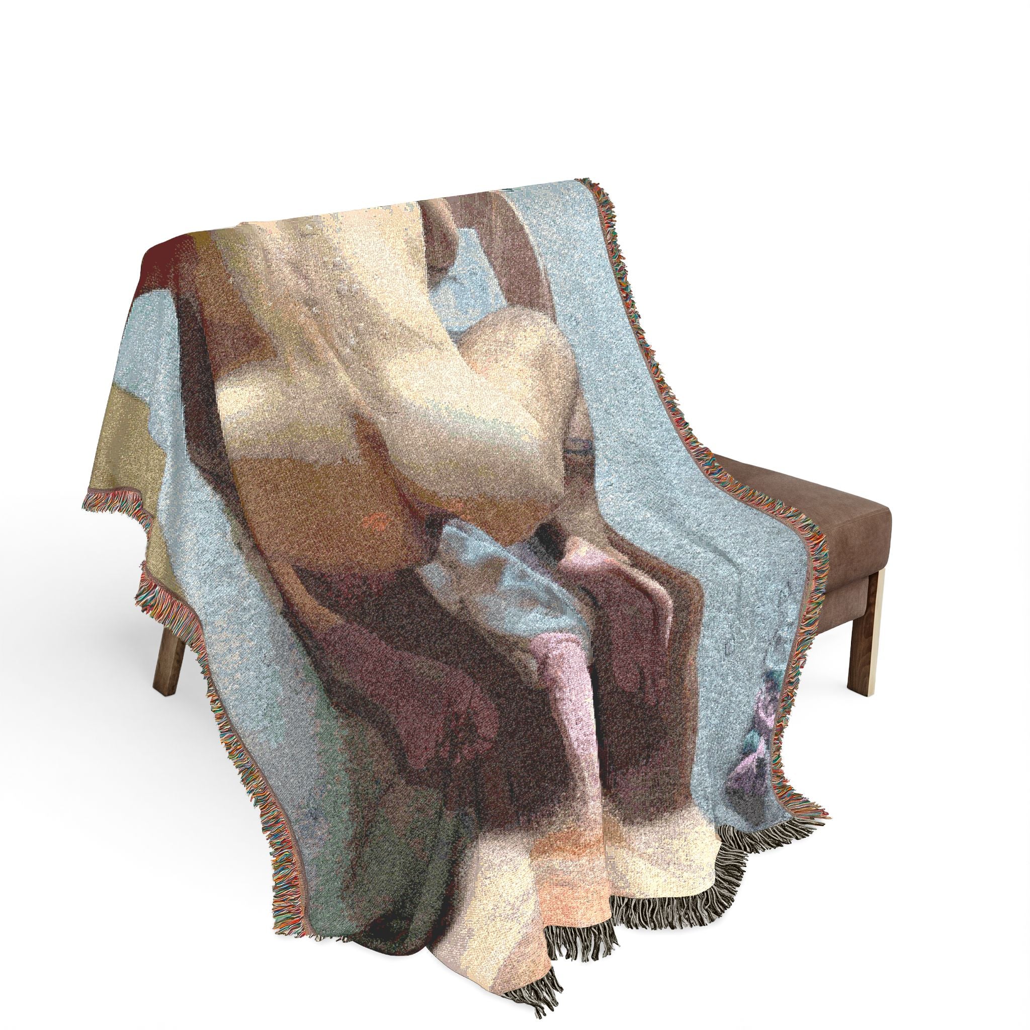 ANONYMOUS #3 Woven Blanket bY CULTUREEDIT - Image 10