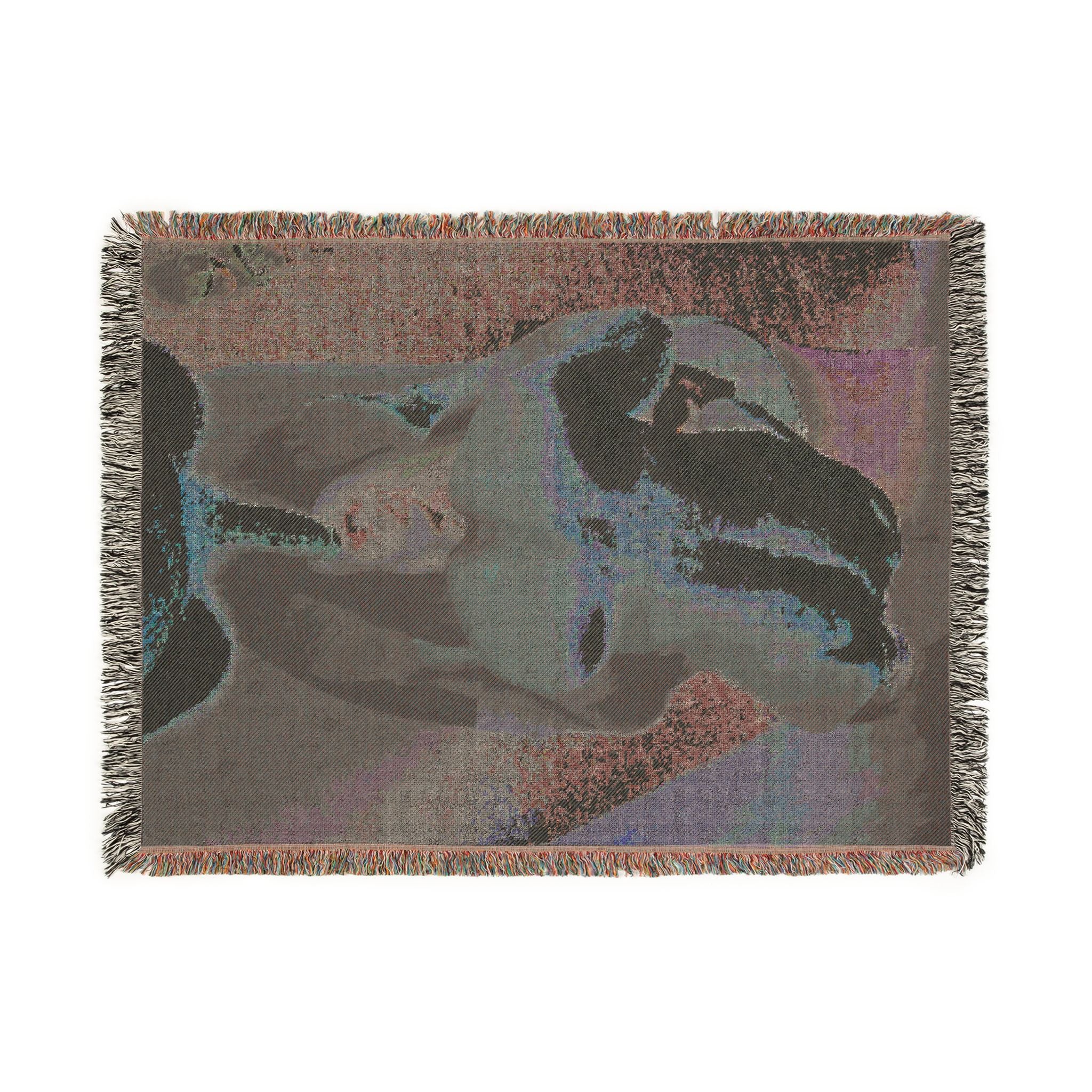 ANONYMOUS #3 Woven Blanket bY CULTUREEDIT - Image 11